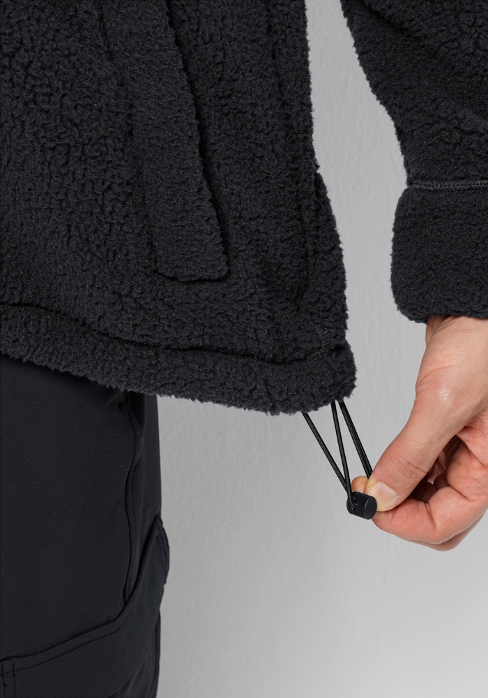 Jack Wolfskin Fleecejacke »FELSLICHT HOODED JKT M«, mit Kapuze