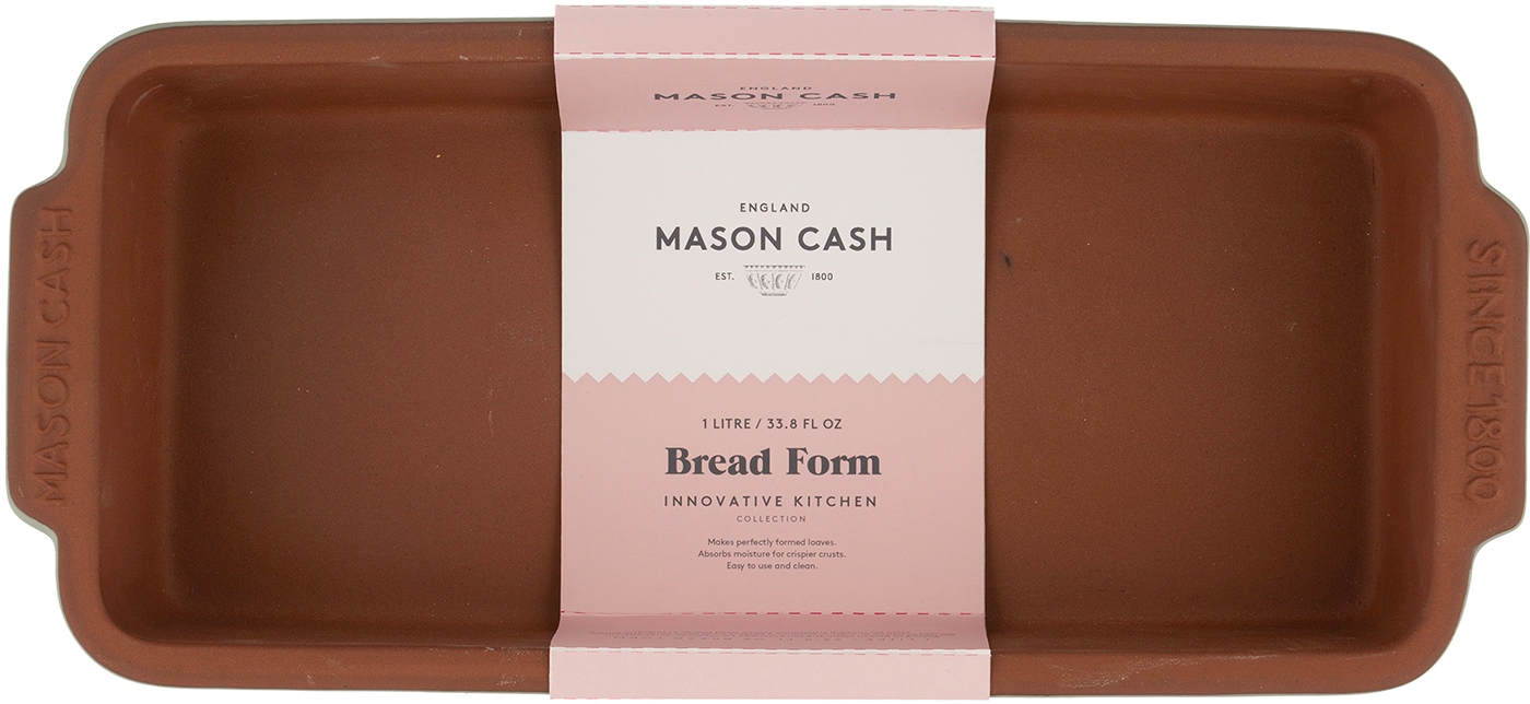 Mason Cash Brotbackform, Steingut, ideal für Lasagne, Aufläufe, Kuchen, 900 ml