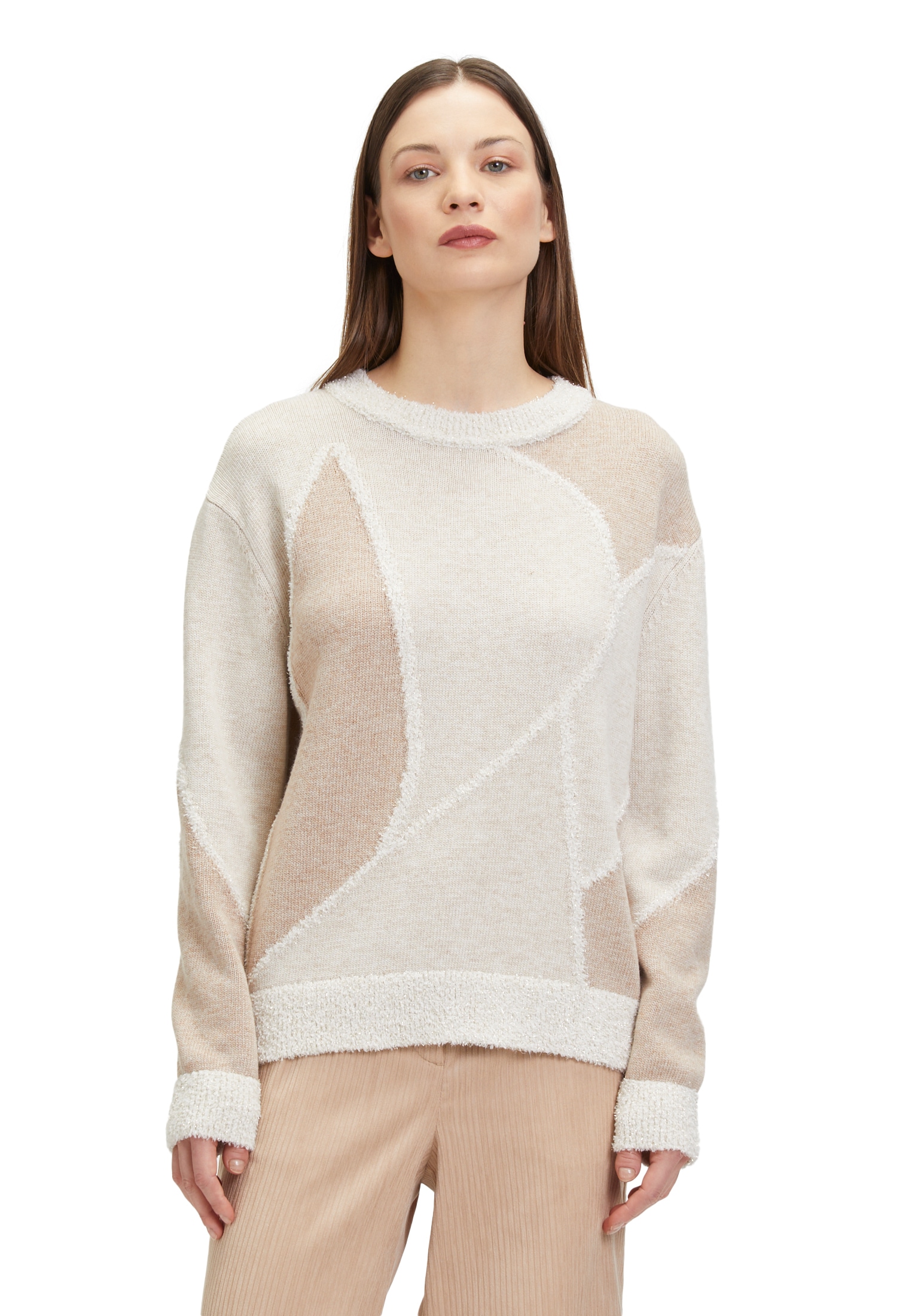 Betty&Co Strickpullover "Betty & Co Damen Strickpullover mit Intarsie", (1 günstig online kaufen