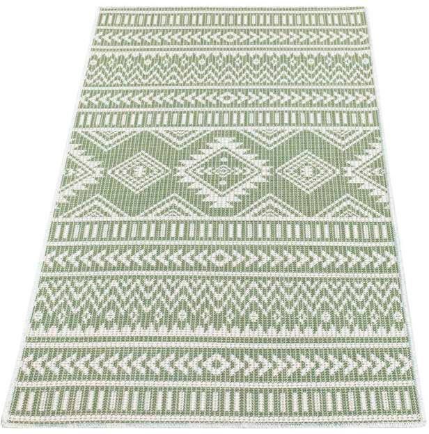 Carpet City Outdoorteppich "PALM 3522" rechteckig 5 mm Höhe Läufer, Wetterf günstig online kaufen
