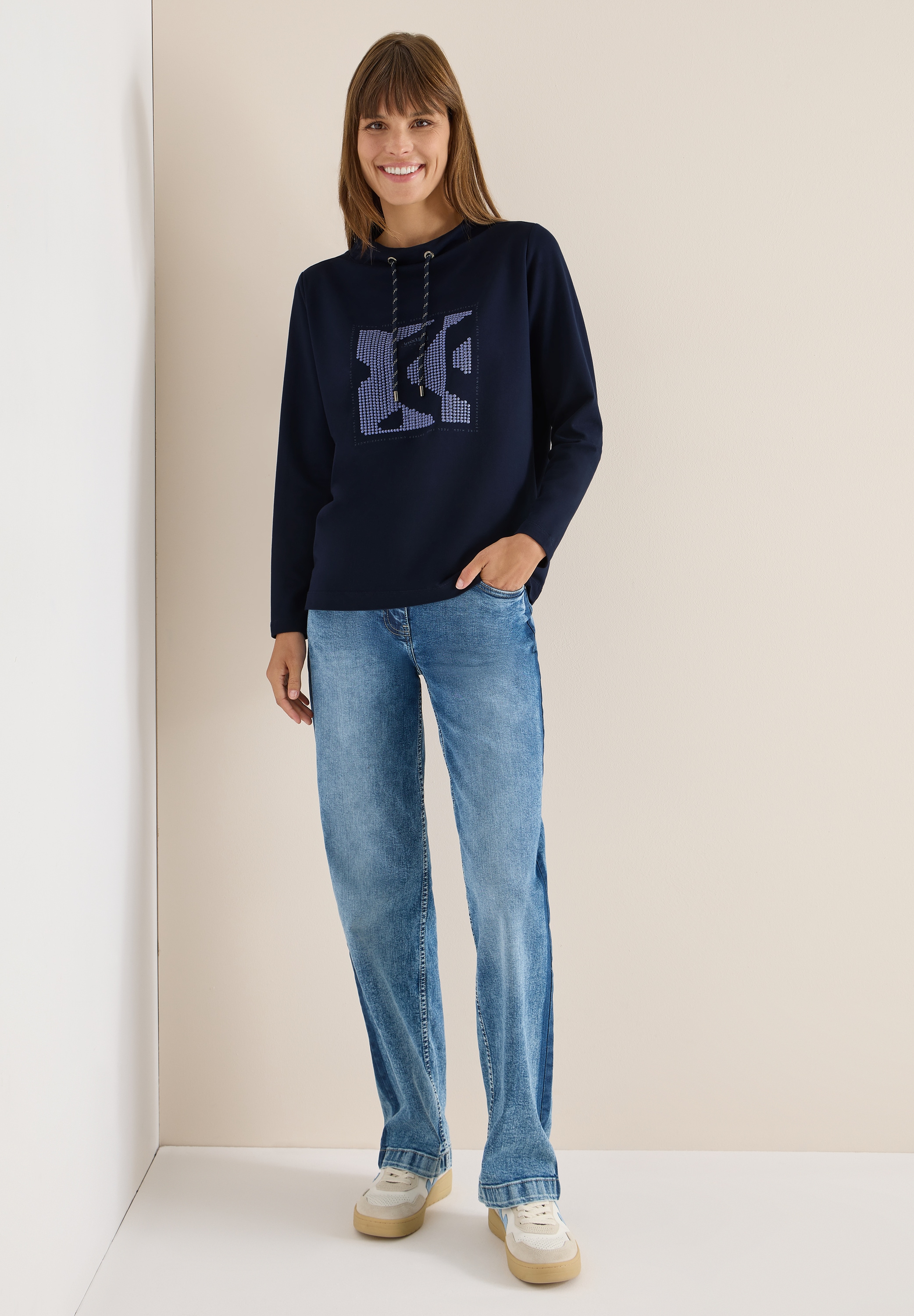 Cecil Langarmshirt mit Artwork