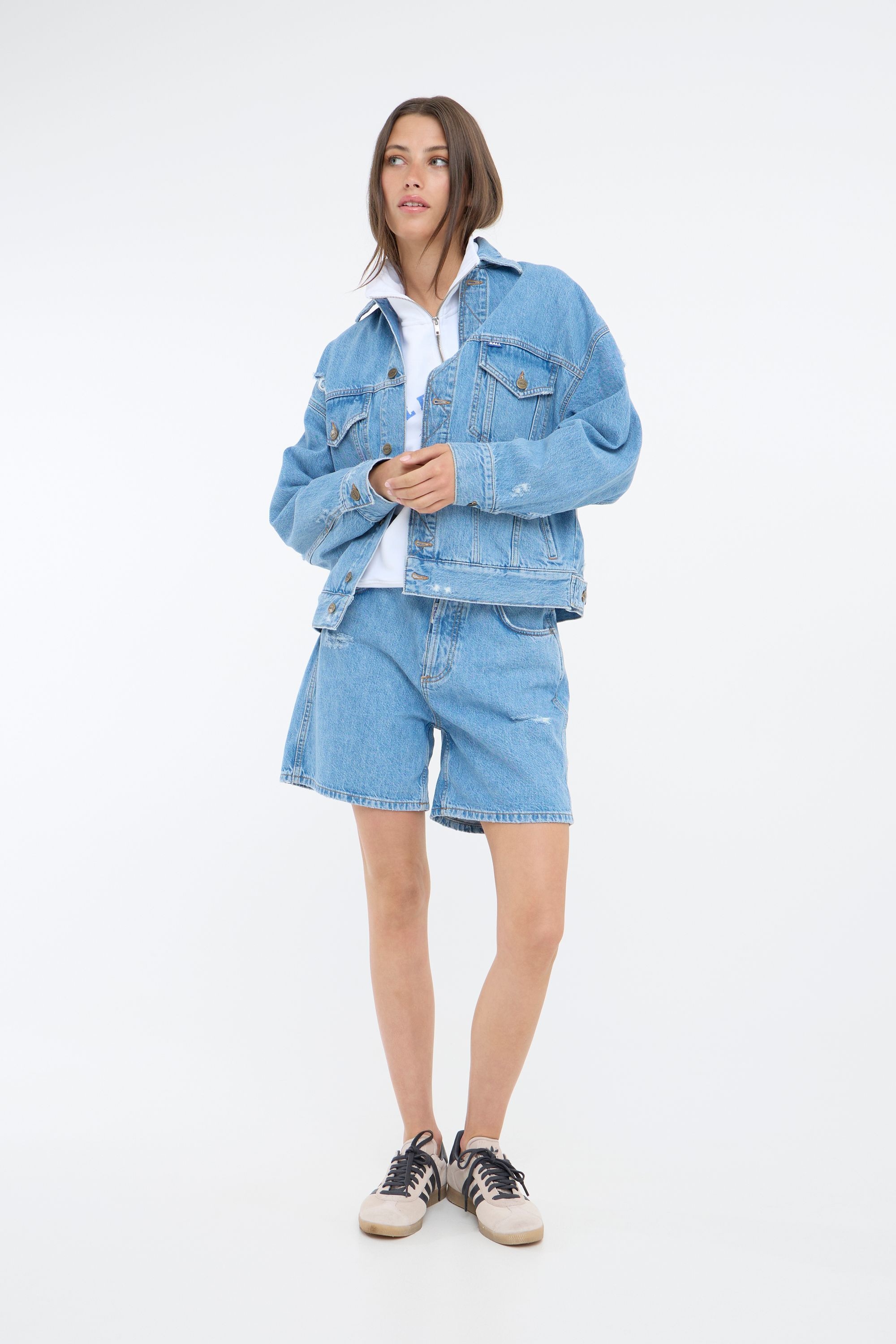 BALL Jeansjacke »Jeansjacke BASERRE DENIM«, ohne Kapuze