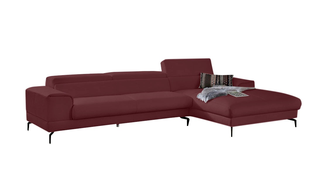 W.SCHILLIG Ecksofa "piedroo, Designsofa mit tollem Sitzkomfort, bequem, L-F günstig online kaufen