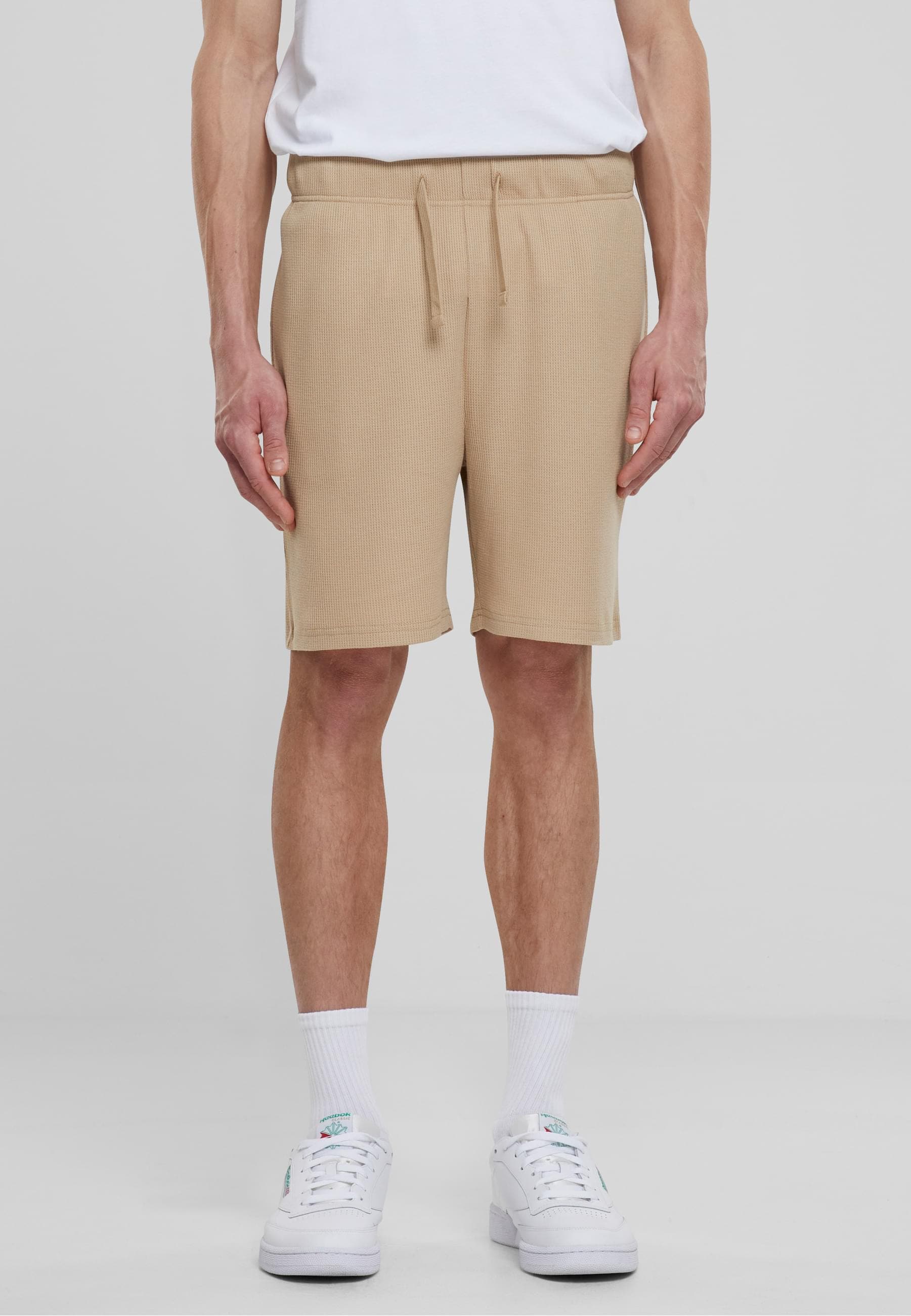 URBAN CLASSICS Sweatshorts »Urban Classics Herren Waffle Sweat Shorts«, (1 tlg.)