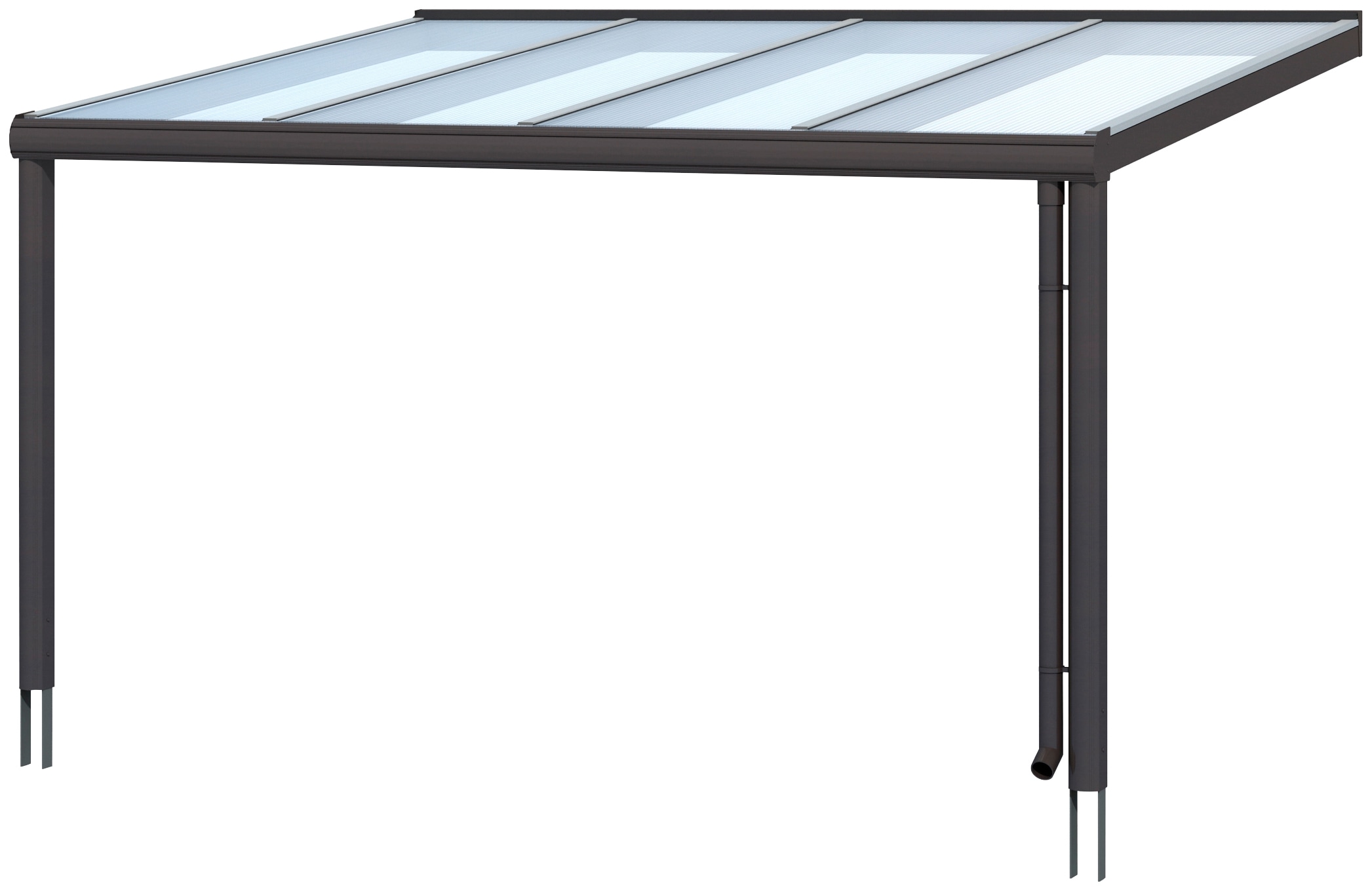 Skanholz Terrassendach »Genua«, 434 cm Breite, verschiedene Tiefe