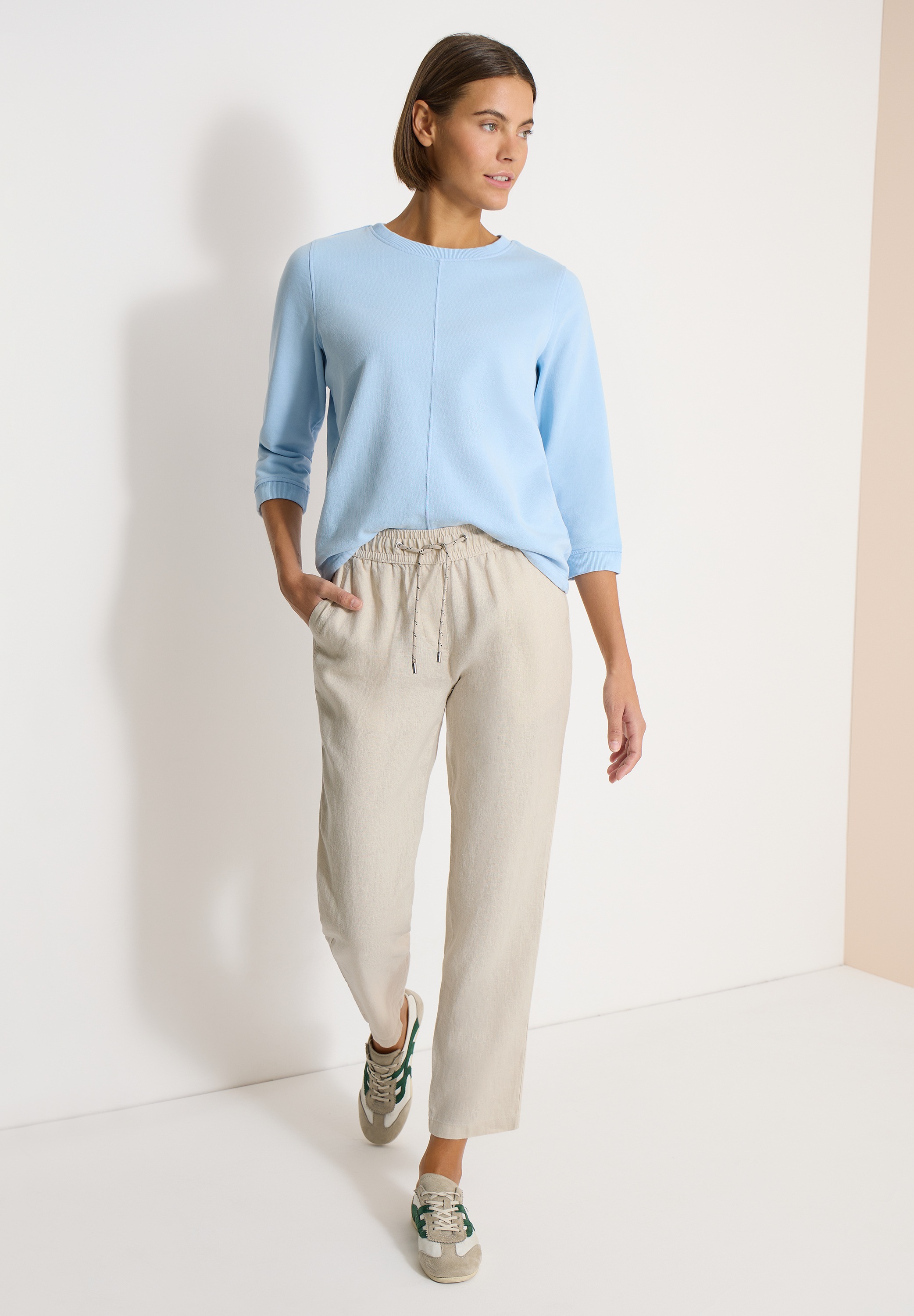 Cecil Jogger Pants  aus Leinen