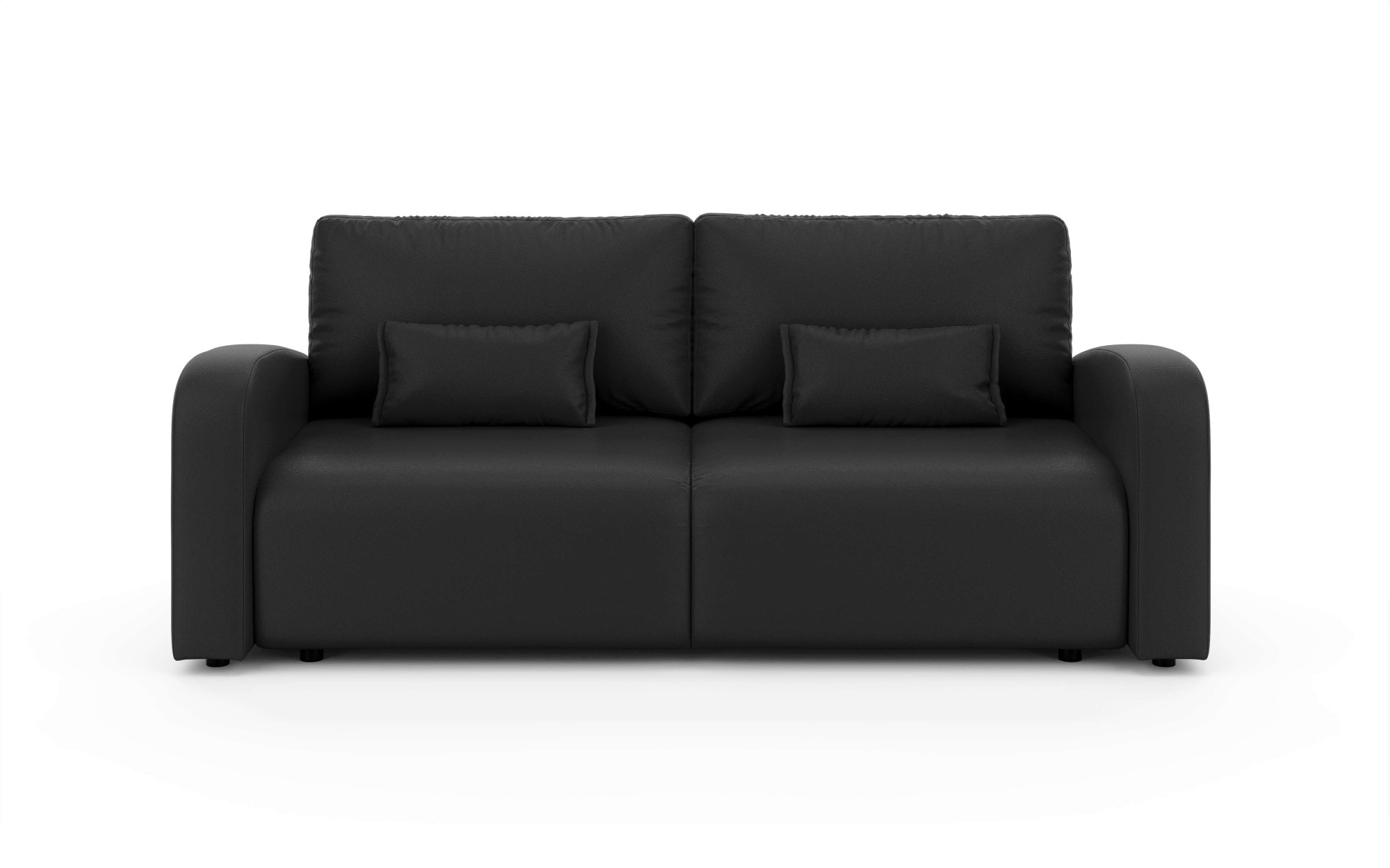 INOSIGN 3-Sitzer »JIGGS wahlweise Schlafsofa mit Bettkasten, Maße B/H/T: 228/96/110 cm«, Sofa mit Wellenunterfederung, enthält 2 Rückenkissen und 2 Zierkissen