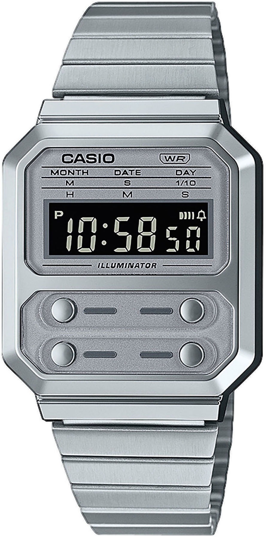CASIO VINTAGE Chronograph, Quarzuhr, Armbanduhr, Damen, Herren, digital, retro, Stoppfunktion