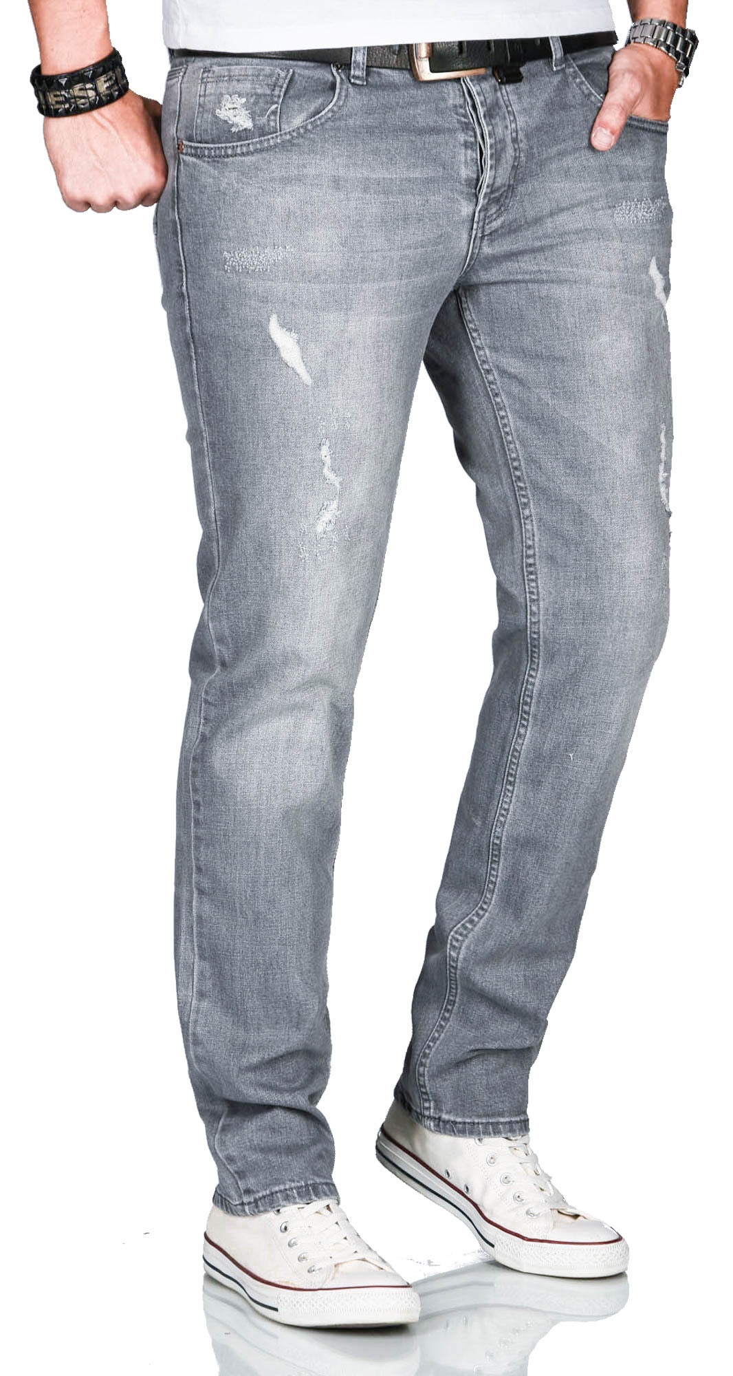 Alessandro Salvarini Slim-fit-Jeans »ASCatania«, mit used look Effekt und mit 2% Elasthan