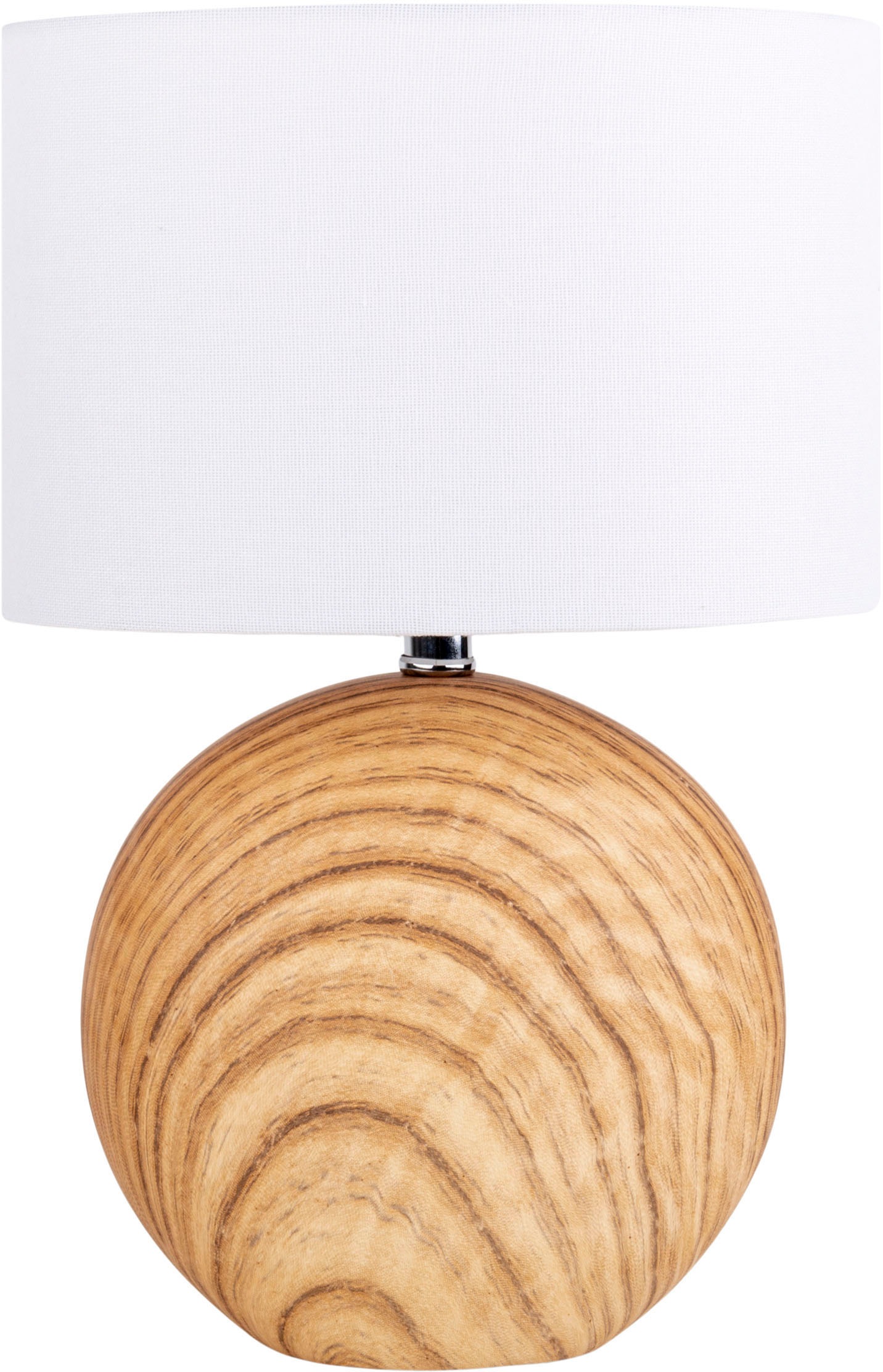 näve Tischleuchte »Woody«, 1 flammig, Leuchtmittel E14 | ohne Leuchtmittel, Keramik Tischleuchte, E14, max. 40W, Höhe: 31,5cm, inkl. Kippschalter