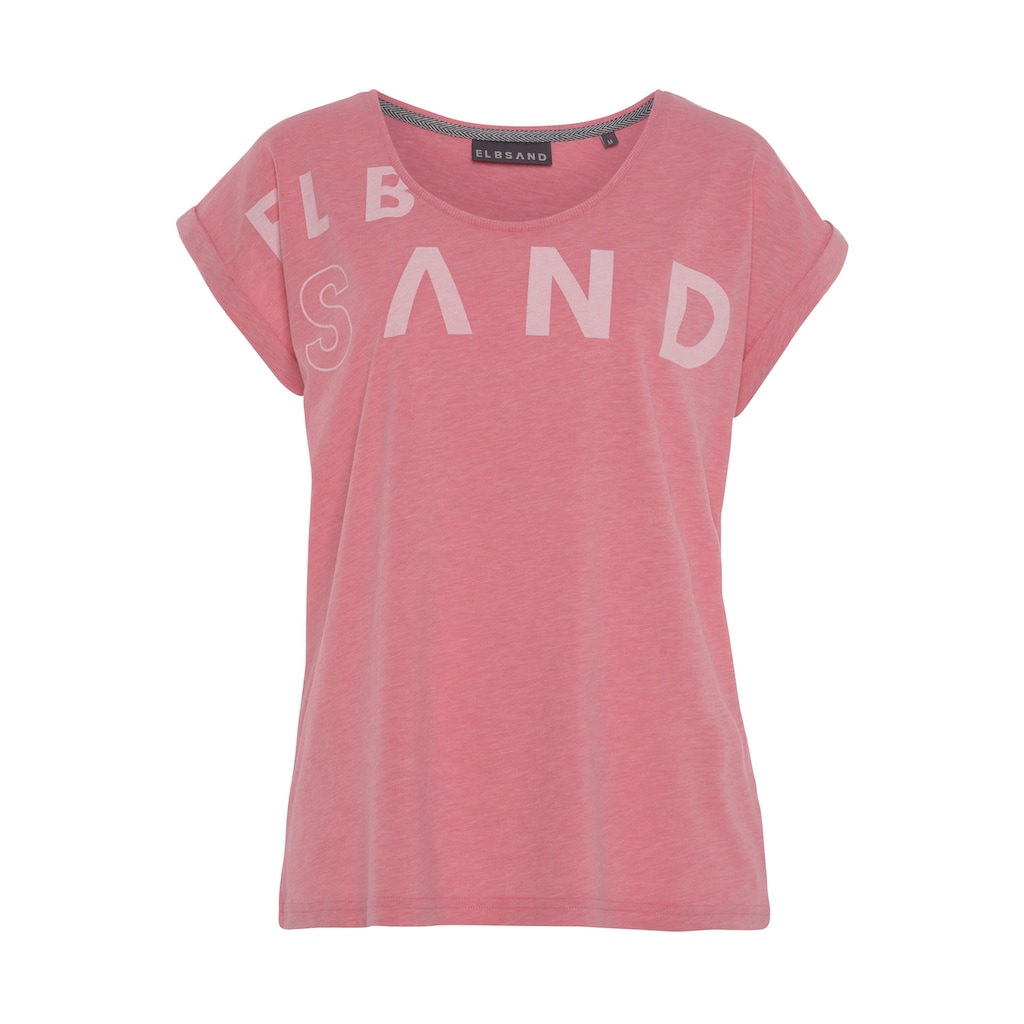 Elbsand T-Shirt, aus weichem Jersey, Kurzarmshirt, sportlich und bequem