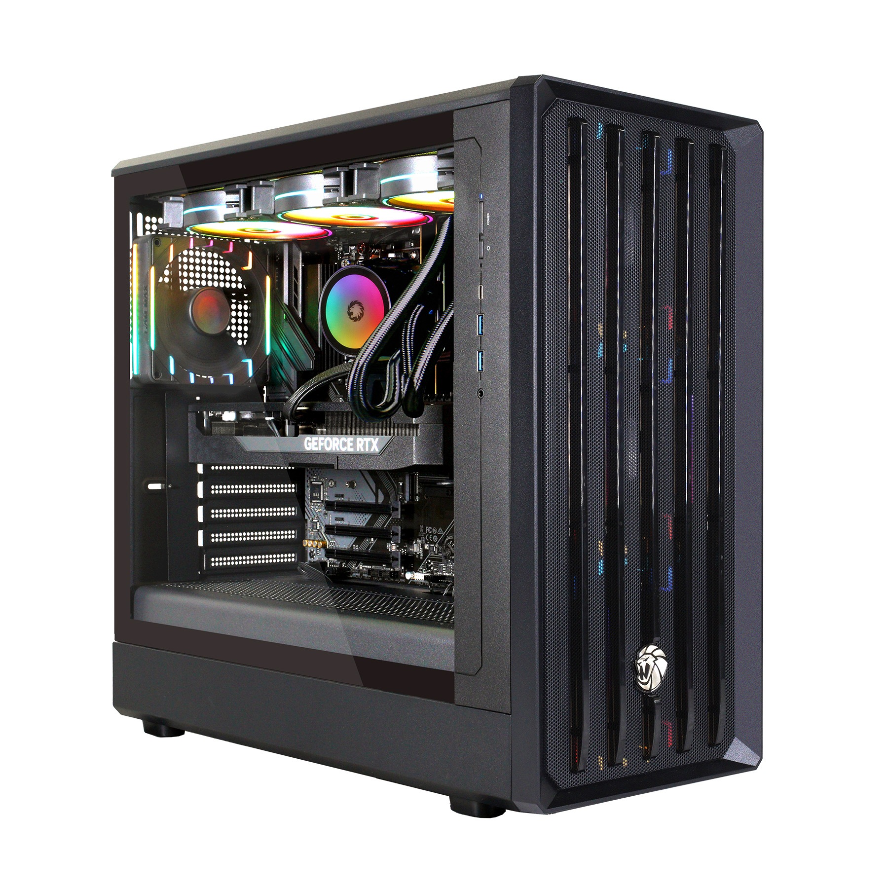 GAMEMAX Gaming-PC-Komplettsystem »MegaDeal CLAW BK 2782 AMD Ryzen 5 7500F 32GB DDR5 1TB SSD RTX 5060Ti« 32 ″ AMD Ryzen 5 GeForce RTX™ 5060 Ti 32 GB RAM 1.000 GB SSD Windows 11, DDR5 RAM + MSI MAG 32C6 Curved Monitor, 80cm (32")