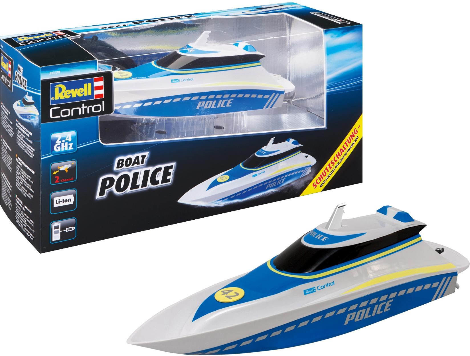 Revell® RC-Boot »Revell® control, Police, 2,4 GHz«