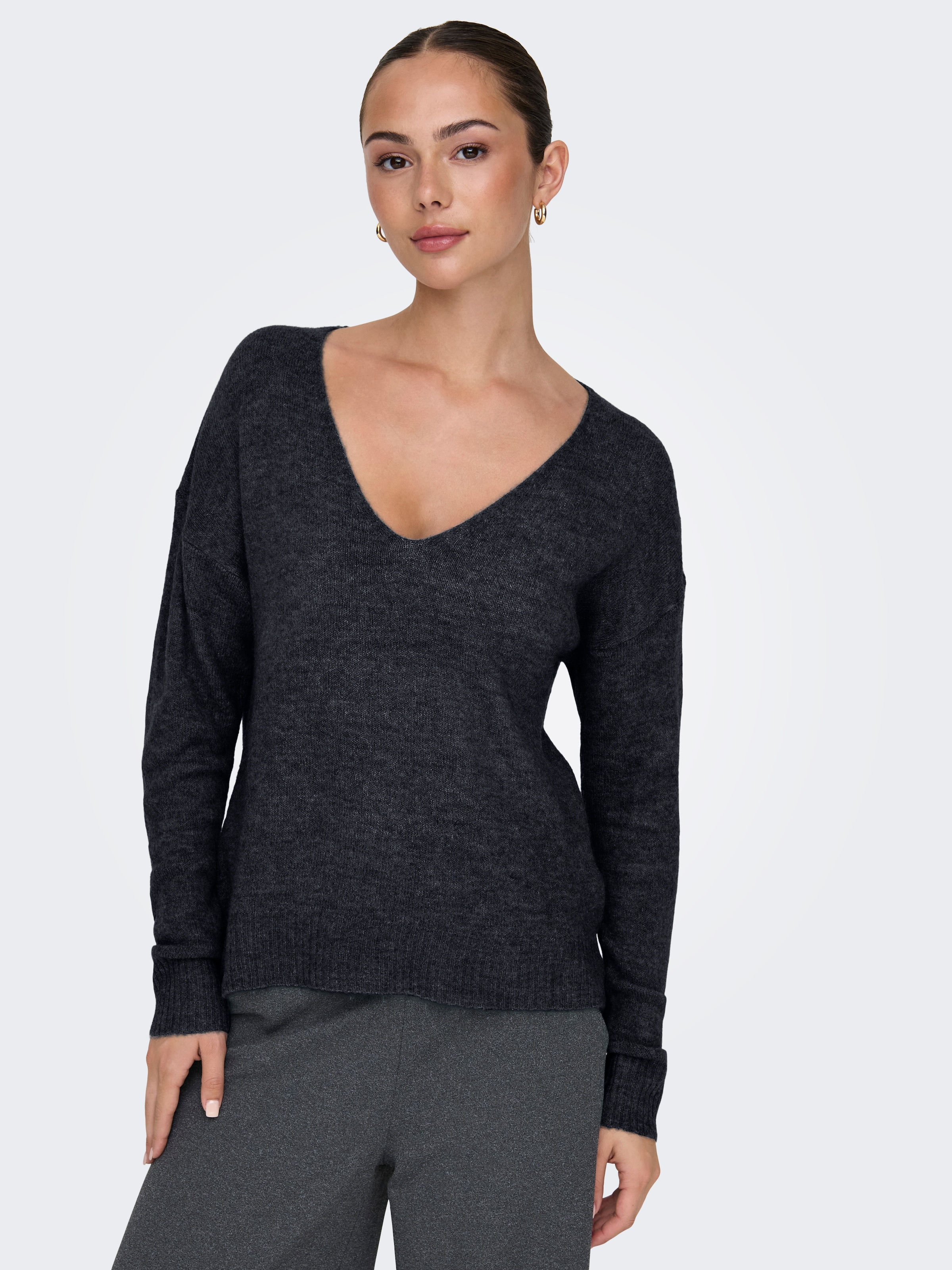 JDY V-Ausschnitt-Pullover »JDYELANORA L/S V-NECK PULLO. KNT NOOS«