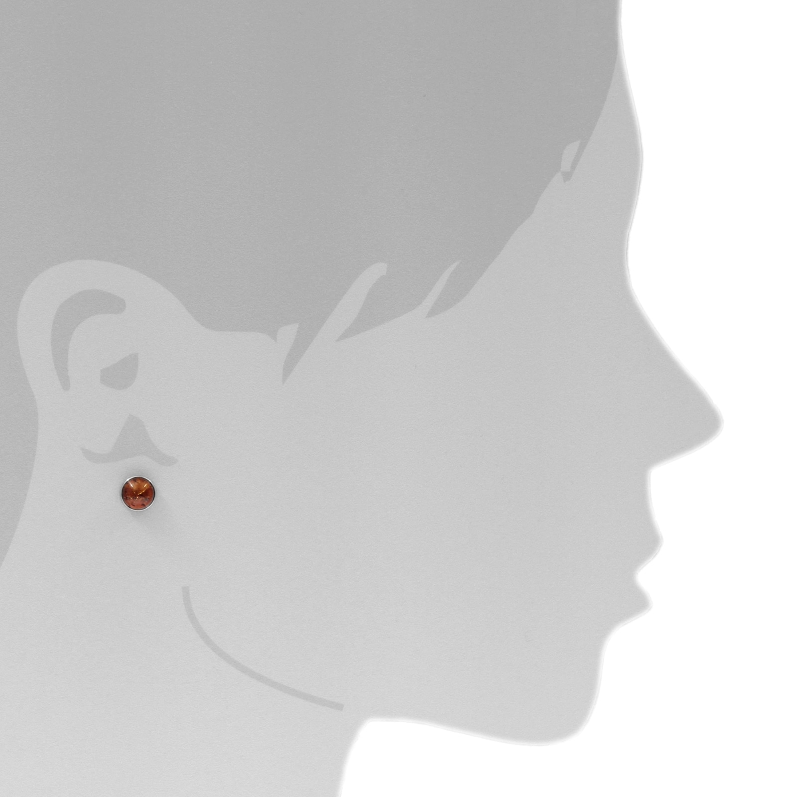 OSTSEE-SCHMUCK Paar Ohrstecker »Ostsee-Schmuck Ohrstecker Classic 8 mm Ohrstecker Classic 8 mm«