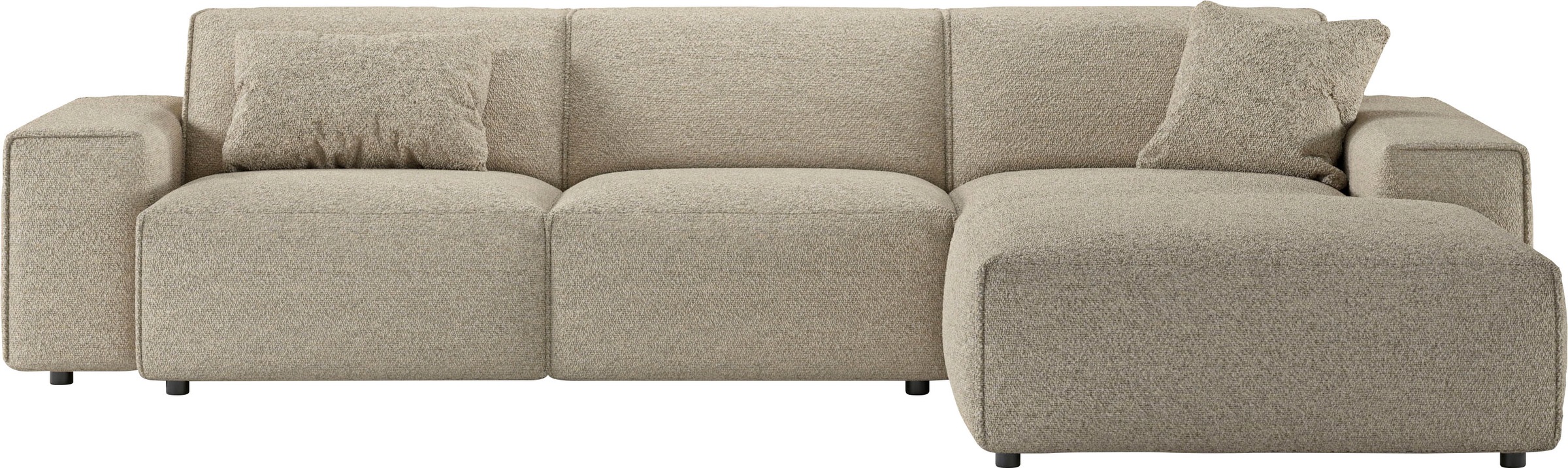 andas Ecksofa »Glimminge auch in Breitcord, Feincord, Bouclé + Easy care-Bezug«, L-Form, Breite 294, Zierkissen