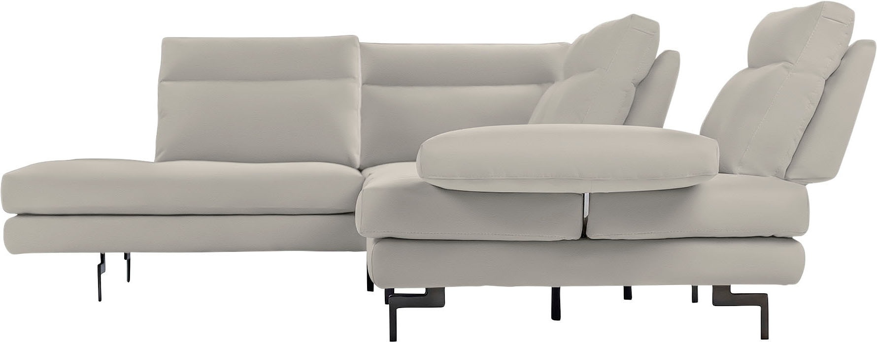 CALIA ITALIA Ecksofa "Toby Wing, L-Form, Designsofa mit sensationellem Sitz günstig online kaufen