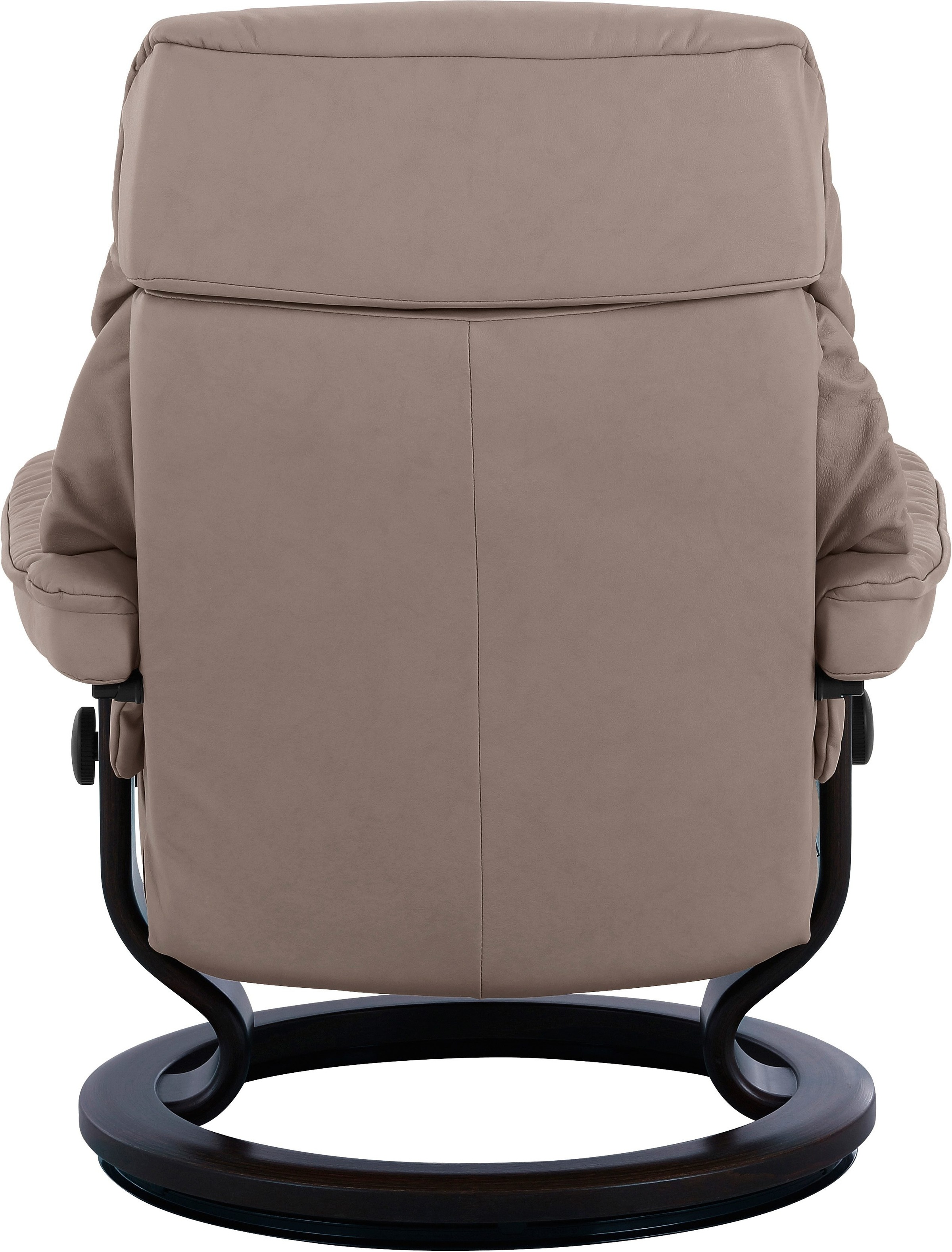 Relaxsessel STRESSLESS "Ruby", braun (mole batick), B:79cm H:98cm T:76cm, Leder BATICK: BATICK ist ein leicht korrigiertes, durchgefärbtes und genarbtes Möbelleder, bei dem die meisten Unebenheiten und Spuren in der Regel entfernt wurden.;Leder PALOMA: PA 7