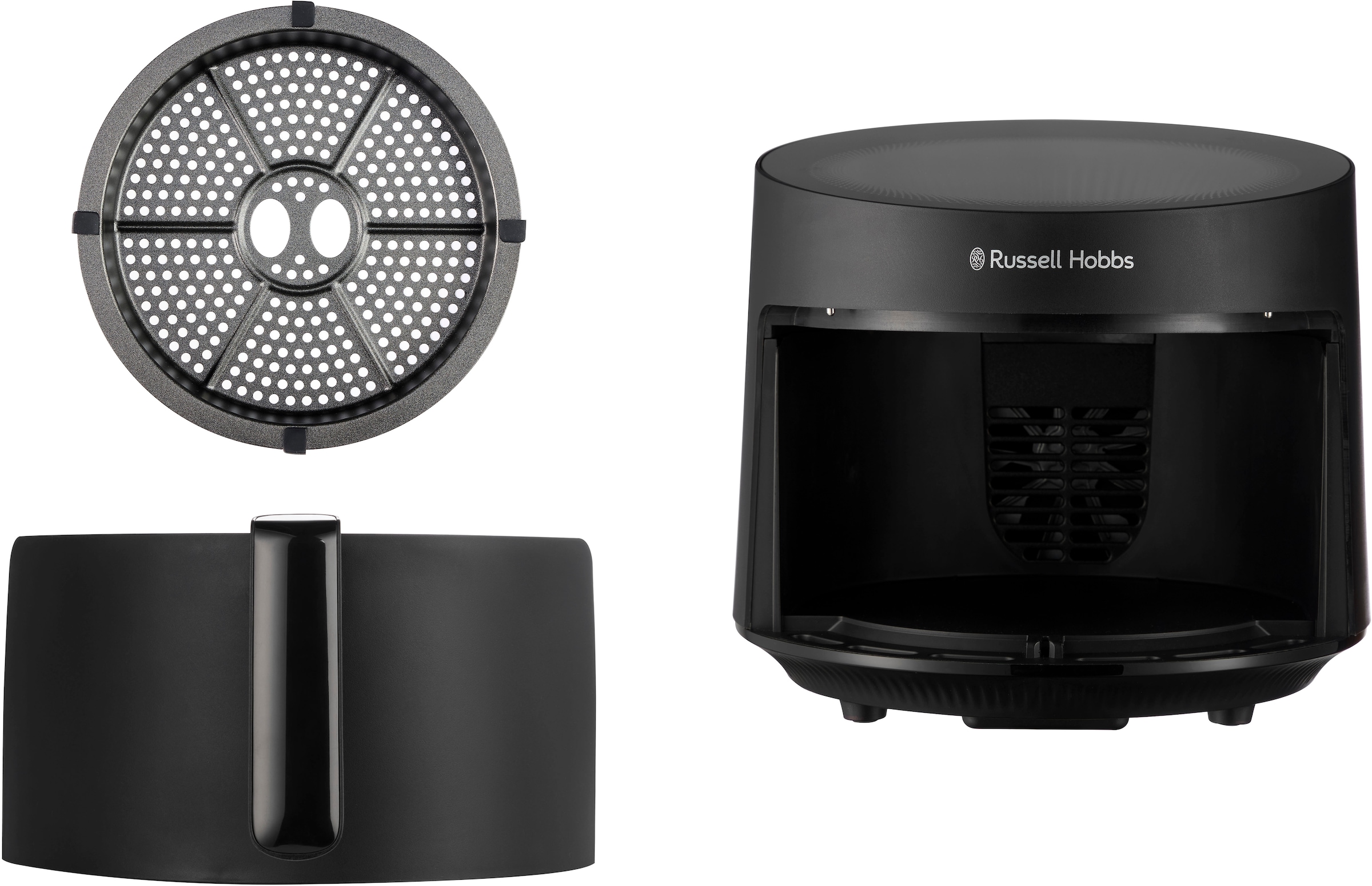 RUSSELL HOBBS Heißluftfritteuse »SatisFry Panoramic AirFryer(27421-56)«, 1500 W, mit Sichtfenster, 10 Programme., wenig oder kein Öl erforderlich