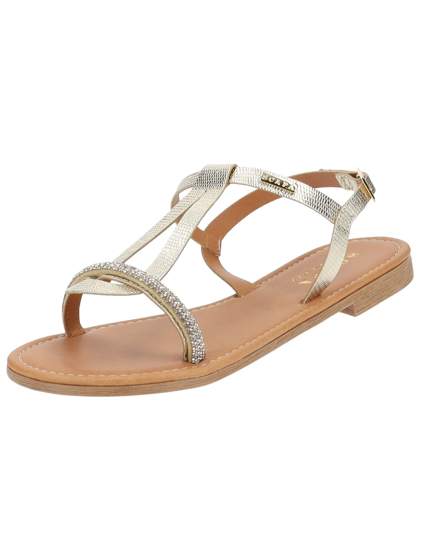 Scapa Riemchensandale "scapa Sandalen Lederimitat" günstig online kaufen