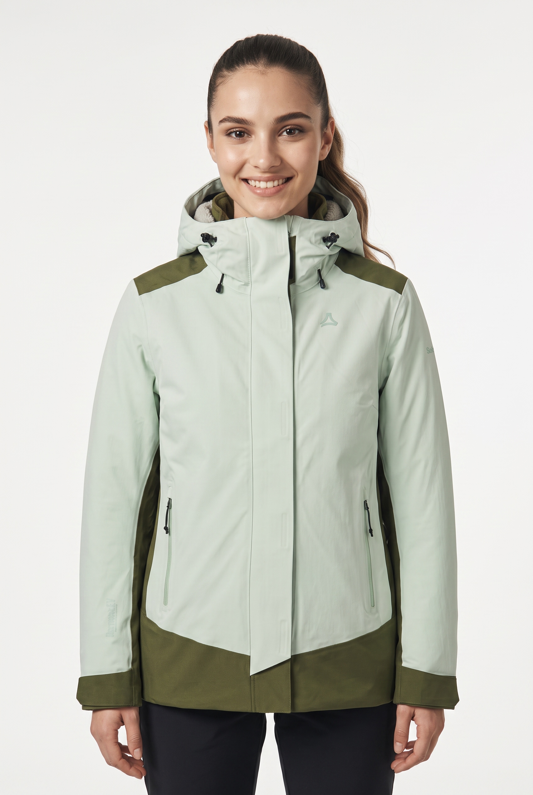 Schöffel 3-in-1-Funktionsjacke "3in1 Jacket Style Refoca WMN" 2 Stk. tlg. 2-teilige Konstruktion, sportlicher Stil, aus Polyamid