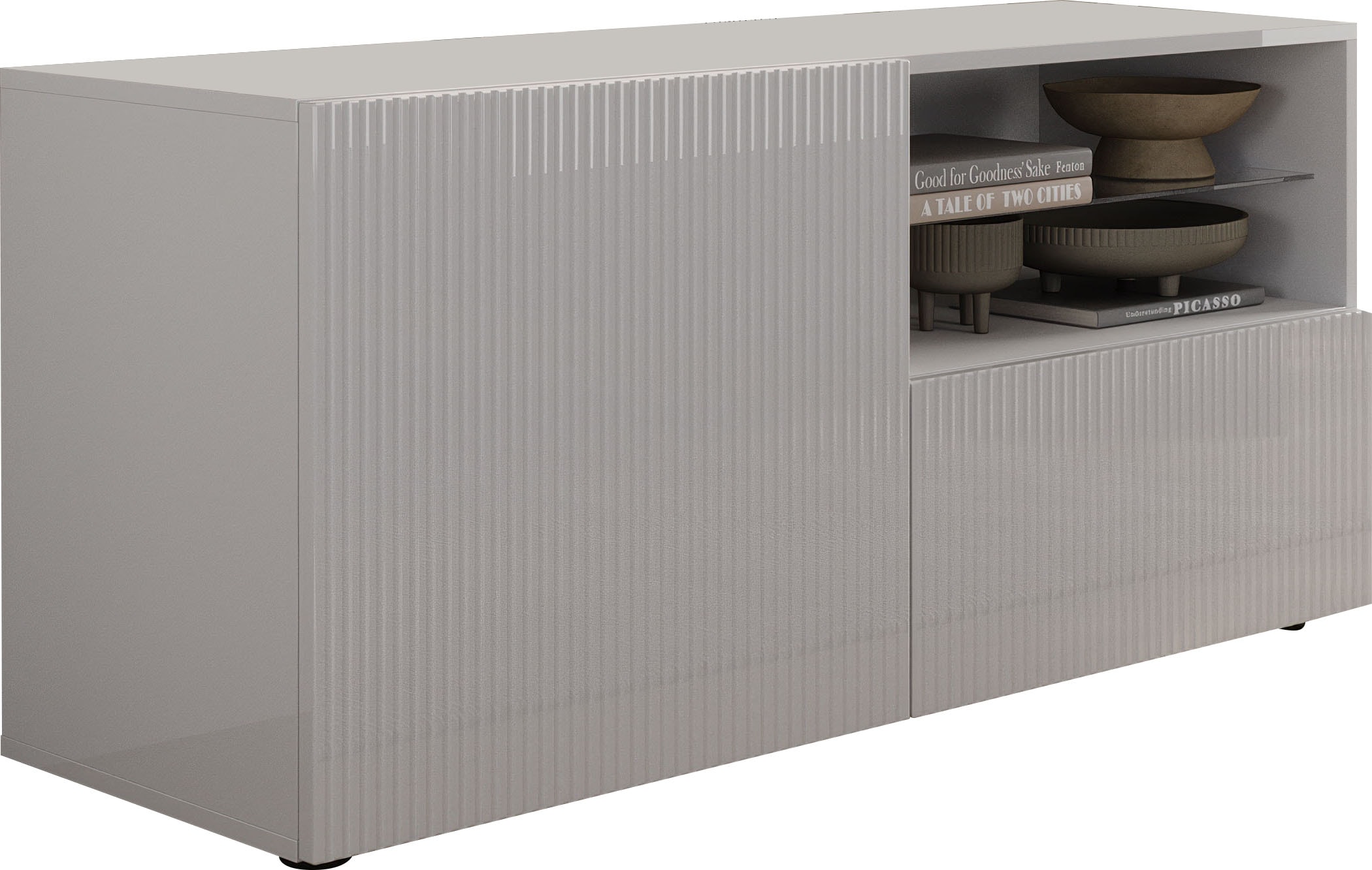 INOSIGN Lowboard "Rio Breite 120 cm, TV-Board 1 Tür u. 1 Schubkasten, TV-Sc günstig online kaufen