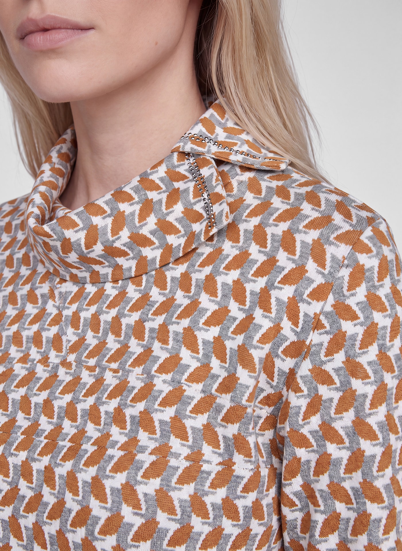 Rabe 3/4-Arm-Shirt 3/4 Arm Shirt mit grafischem Muster und Glitzerdetails