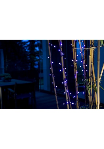 LED-Lichterkette »Weihnachtsdeko aussen«, 80 St.-flammig, LED Globelichterkette, runde...