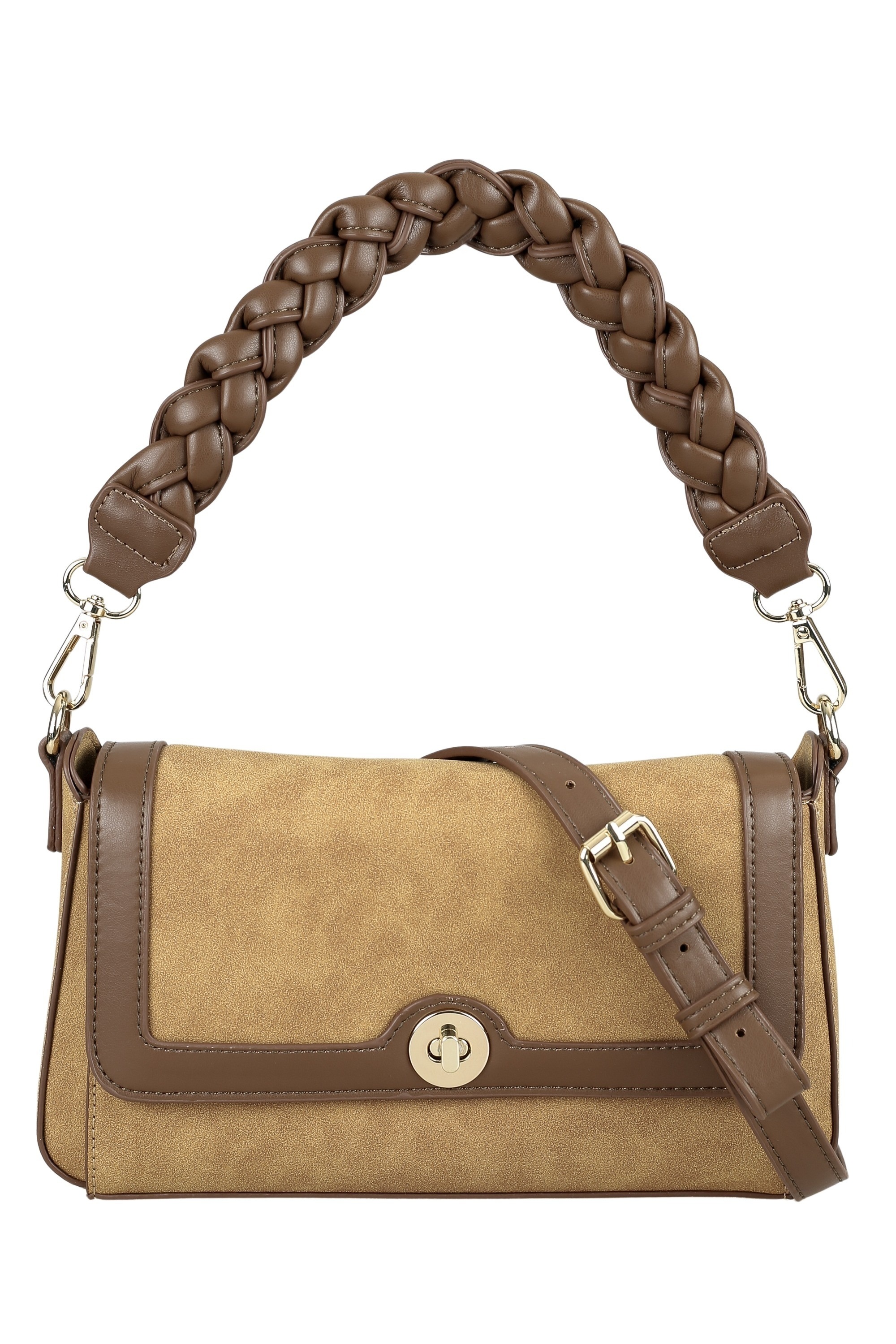 COLLEZIONE ALESSANDRO Schultertasche "Brown", mit Flechtung günstig online kaufen