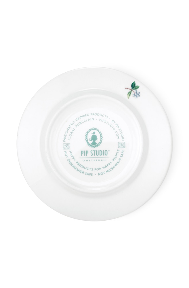 PiP Studio Teller-Set »Kuchen-Teller Blushing Birds, Ø 17 cm«, (Set, 4 tlg.), Frühstücksteller im 4er Set