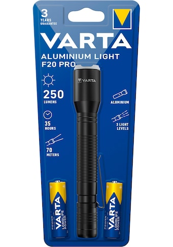 VARTA Taschenlampe »Aluminium Light F20 Pro«, (1 St.) kaufen