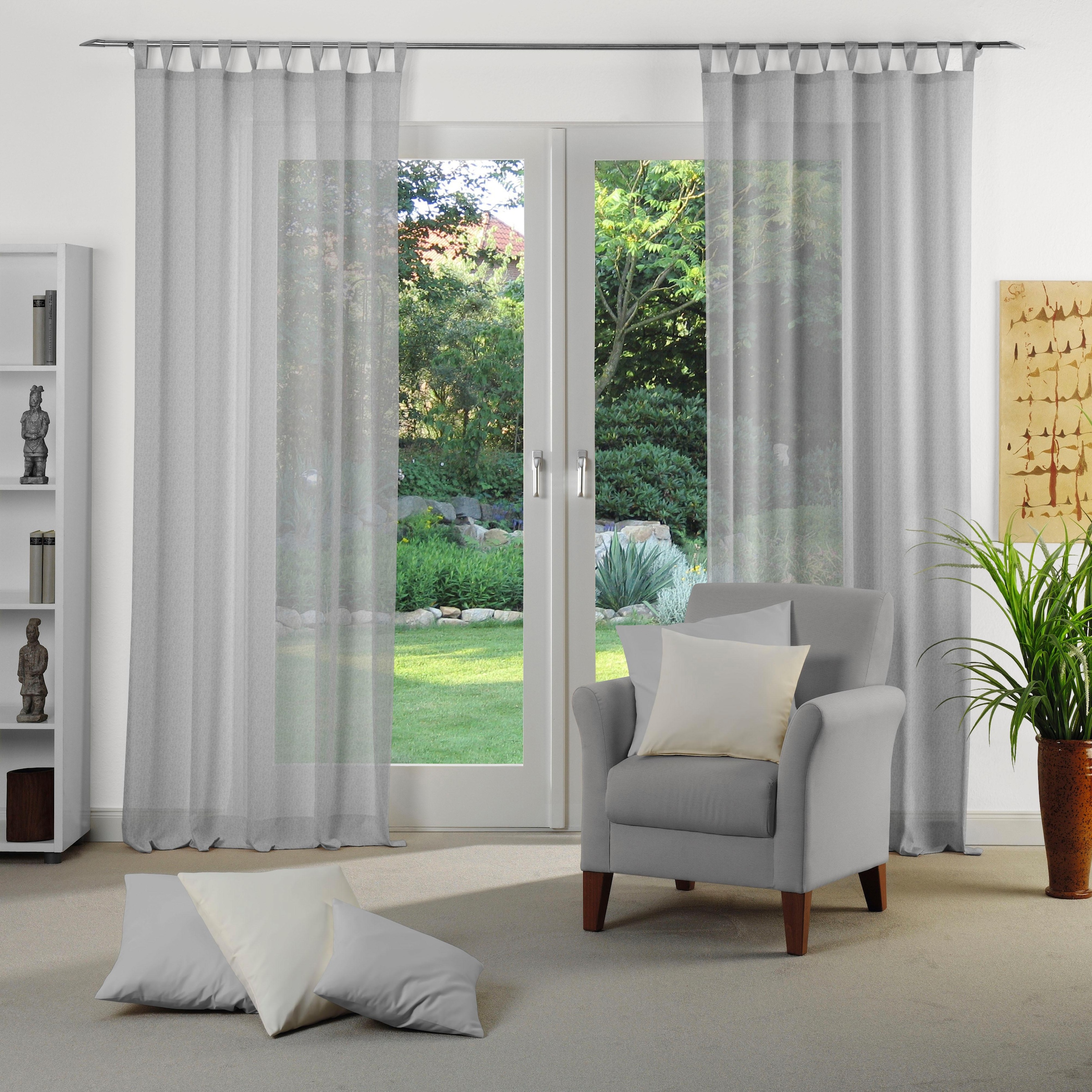 Wirth Vorhang "Sunday" Schlaufen 1 Stk. tlg. nach Maß günstig online kaufen