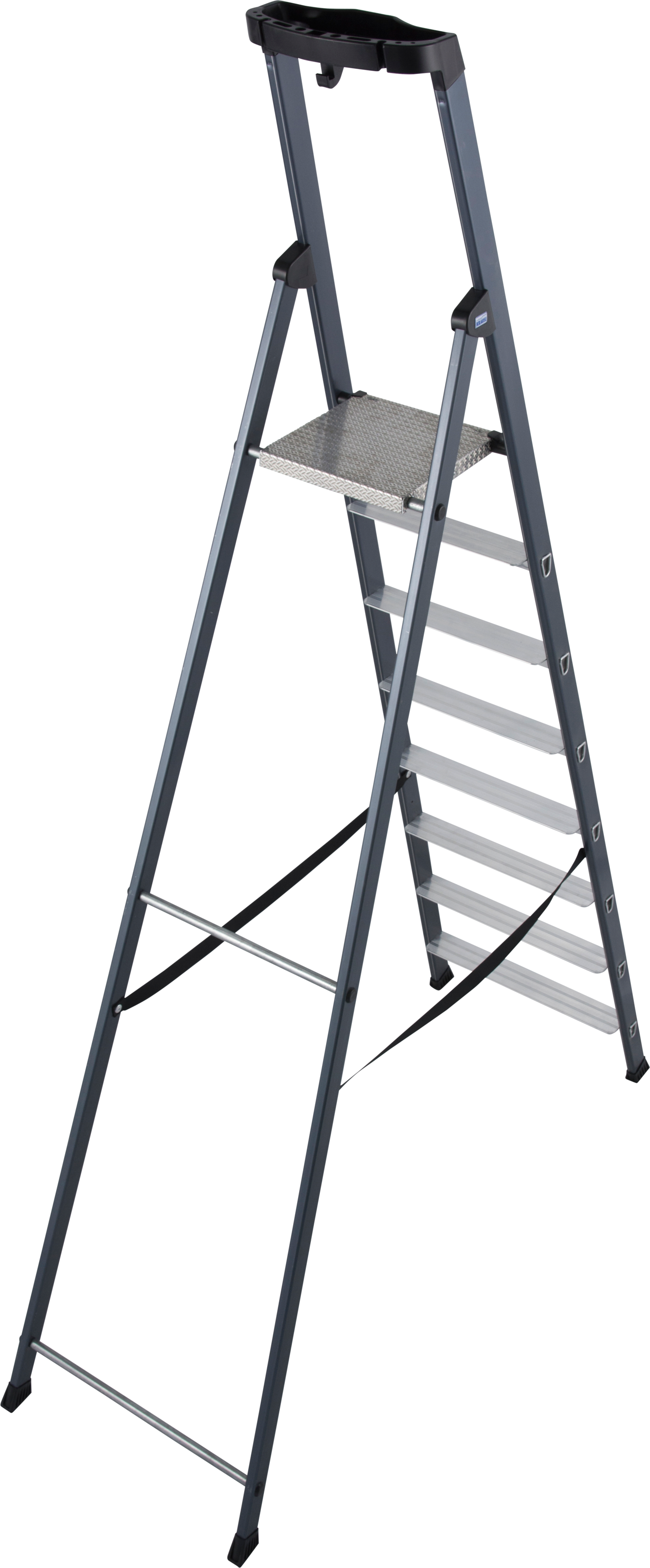 KRAUSE Stehleiter »SePro S«, Alu eloxiert, 1x8 Stufen, Arbeitshöhe ca. 370 cm