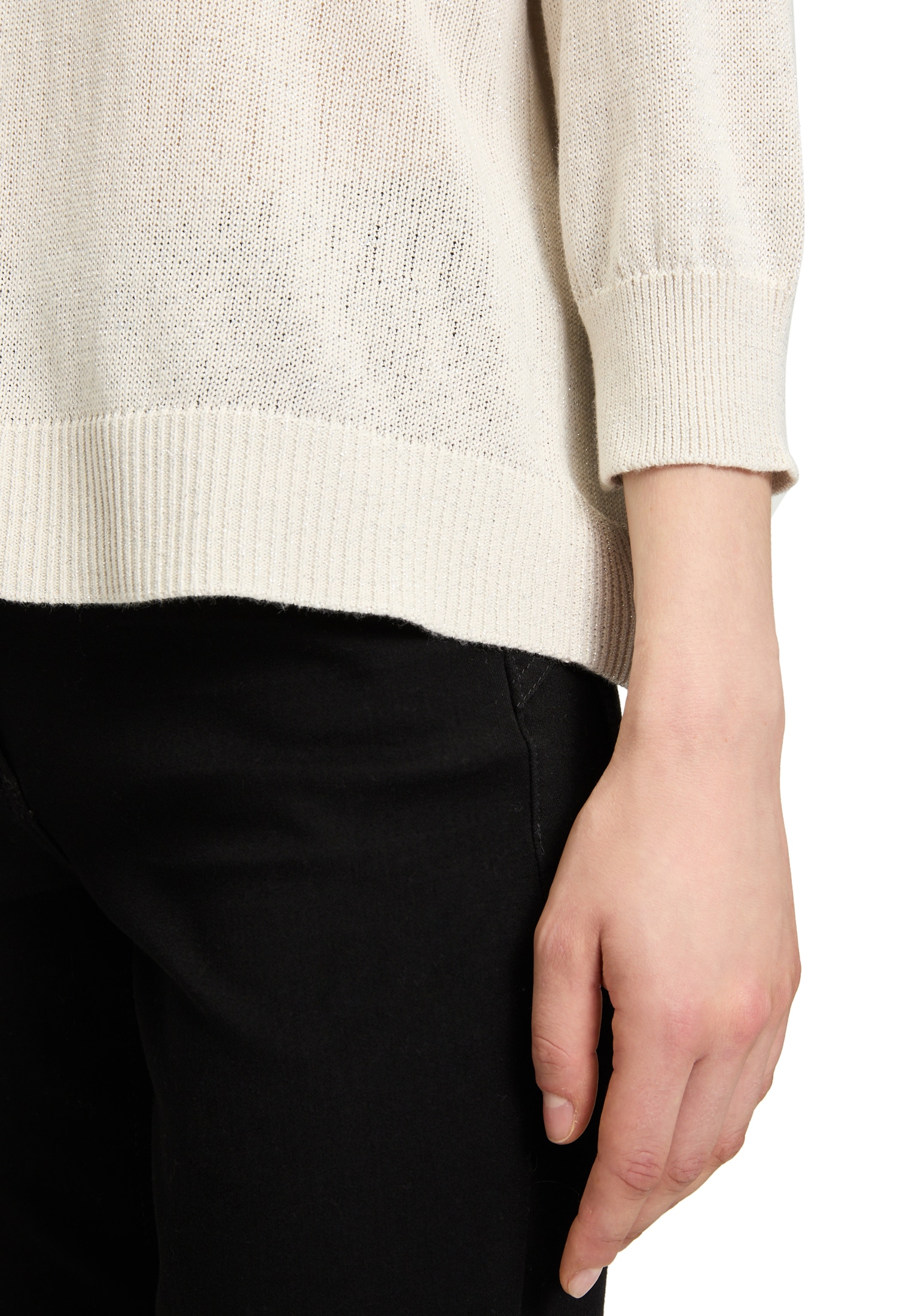 Betty Barclay Strickpullover »Betty Barclay Feinstrickpullover mit 3/4 Arm«, (1 tlg.), Cut-Outs