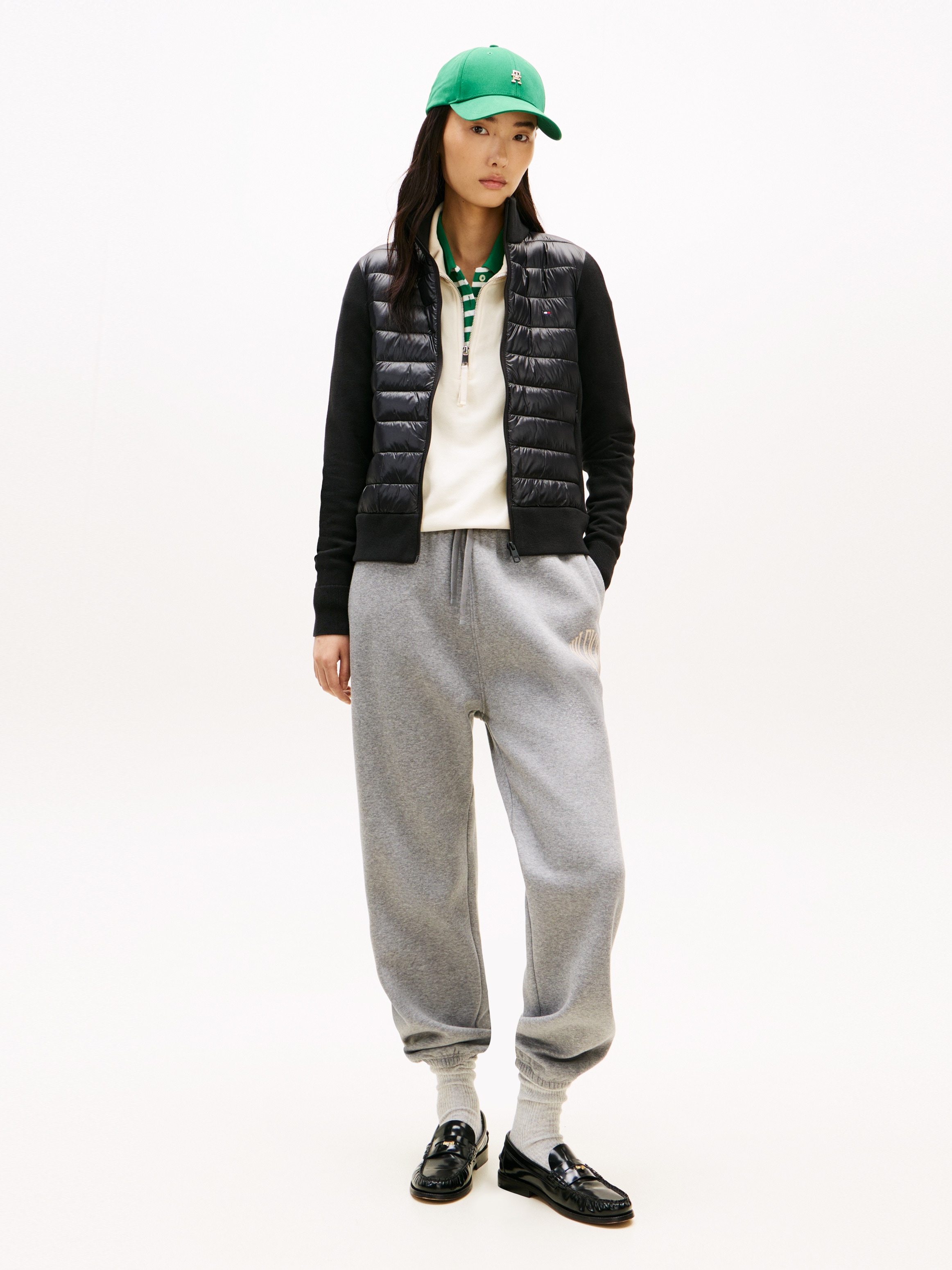 Tommy Hilfiger Steppjacke »LW KNIT MIX PADDED JACKET«