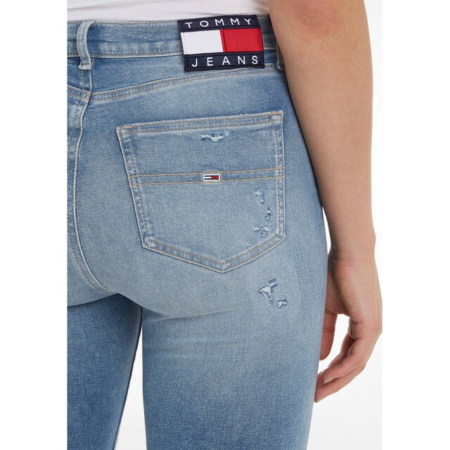 Tommy Jeans Skinny-fit-Jeans »SYLVIA HR SSKN ANK CG7216«, mit Logobadge und  Logostickerei für kaufen | BAUR