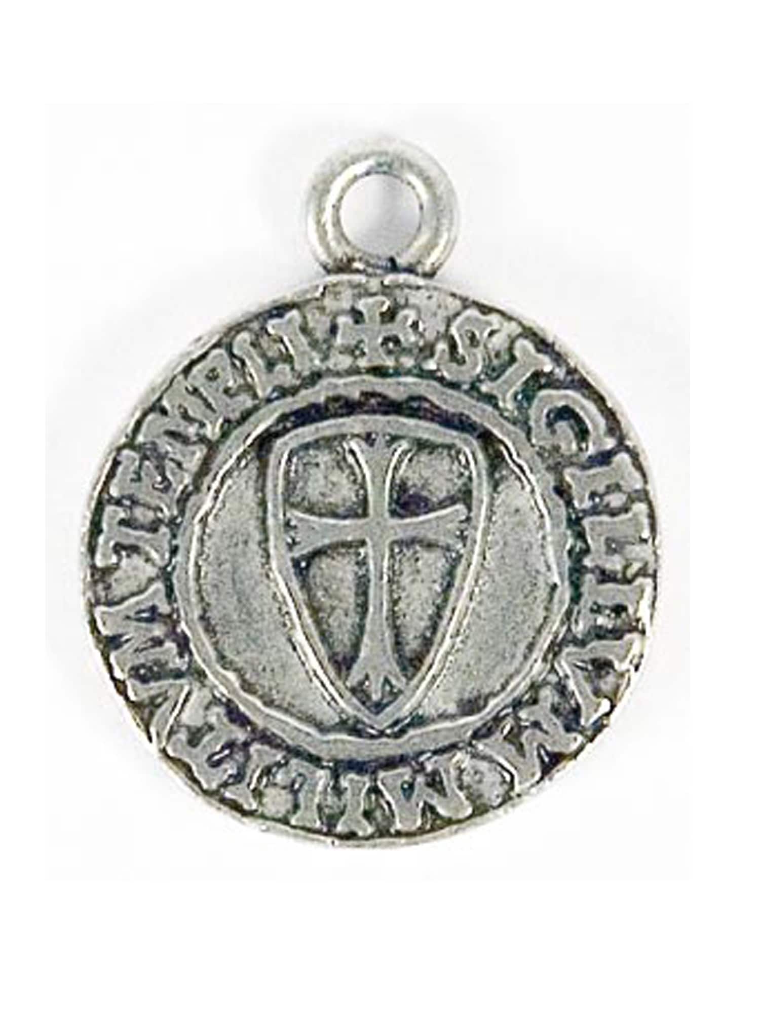 Adelia´s Amulett »Amulett Anhänger Tempelritter Das Siegel«, Das Siegel des Tempelritters 'Foulques De Saint Michel'