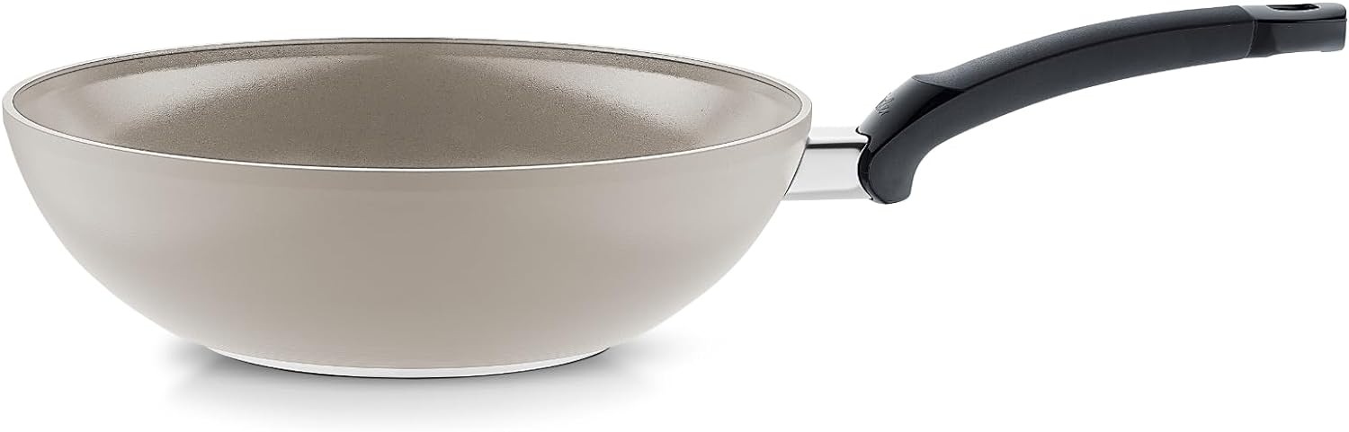 Fissler Wok "Ceratal" Aluminium 1 Stk. Tlg. Ceratal Beschichtung; Cookstar Allherdboden; Made In Germany