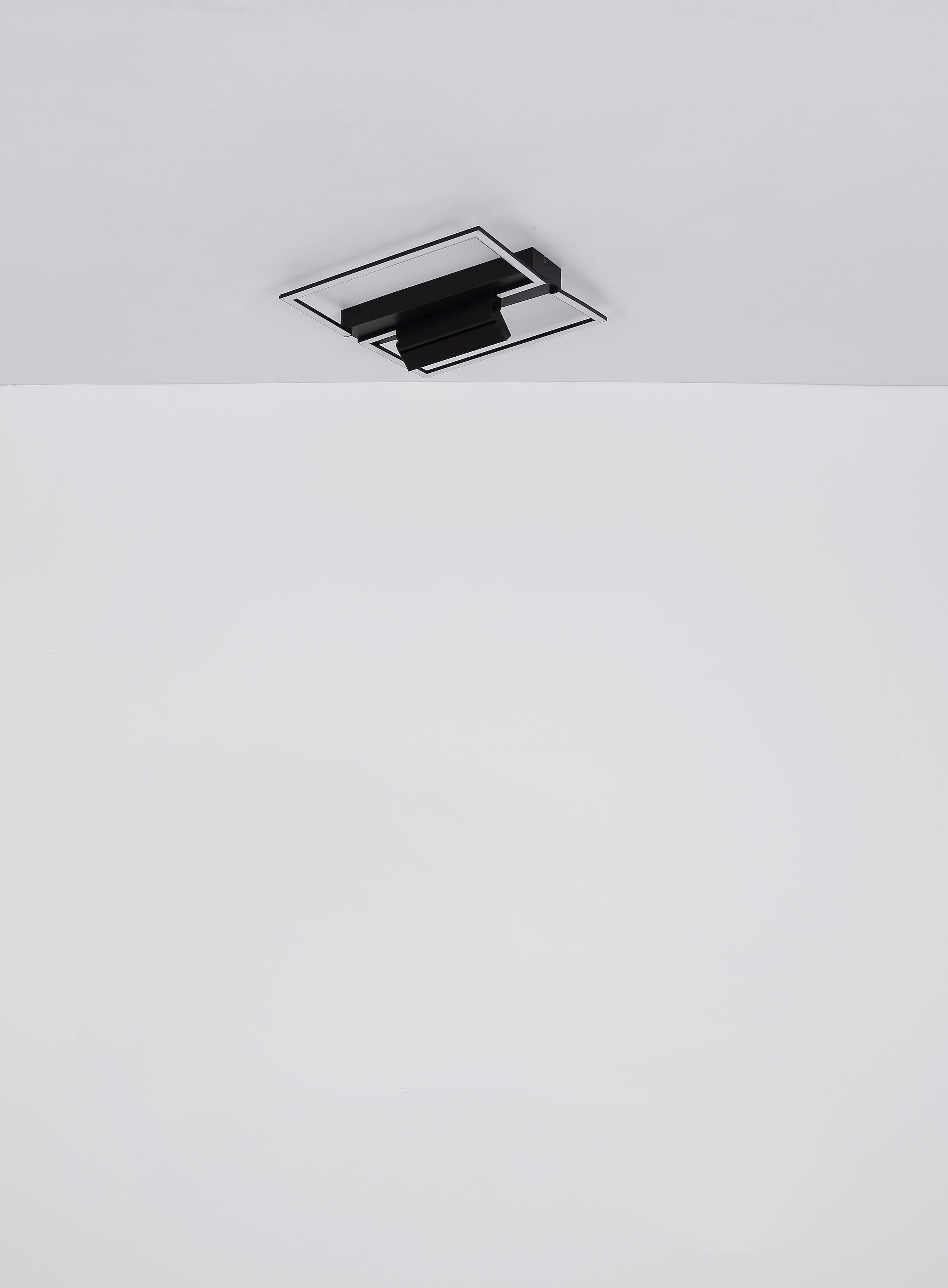 GLOBO LIGHTING LED Deckenleuchte »MAXWELL«, Leuchtmittel LED-Modul | LED fest integriert, Deckenlampe/LxBxH: 420x420x110mm/Wohnzimmer/Schlafzimmer/modern