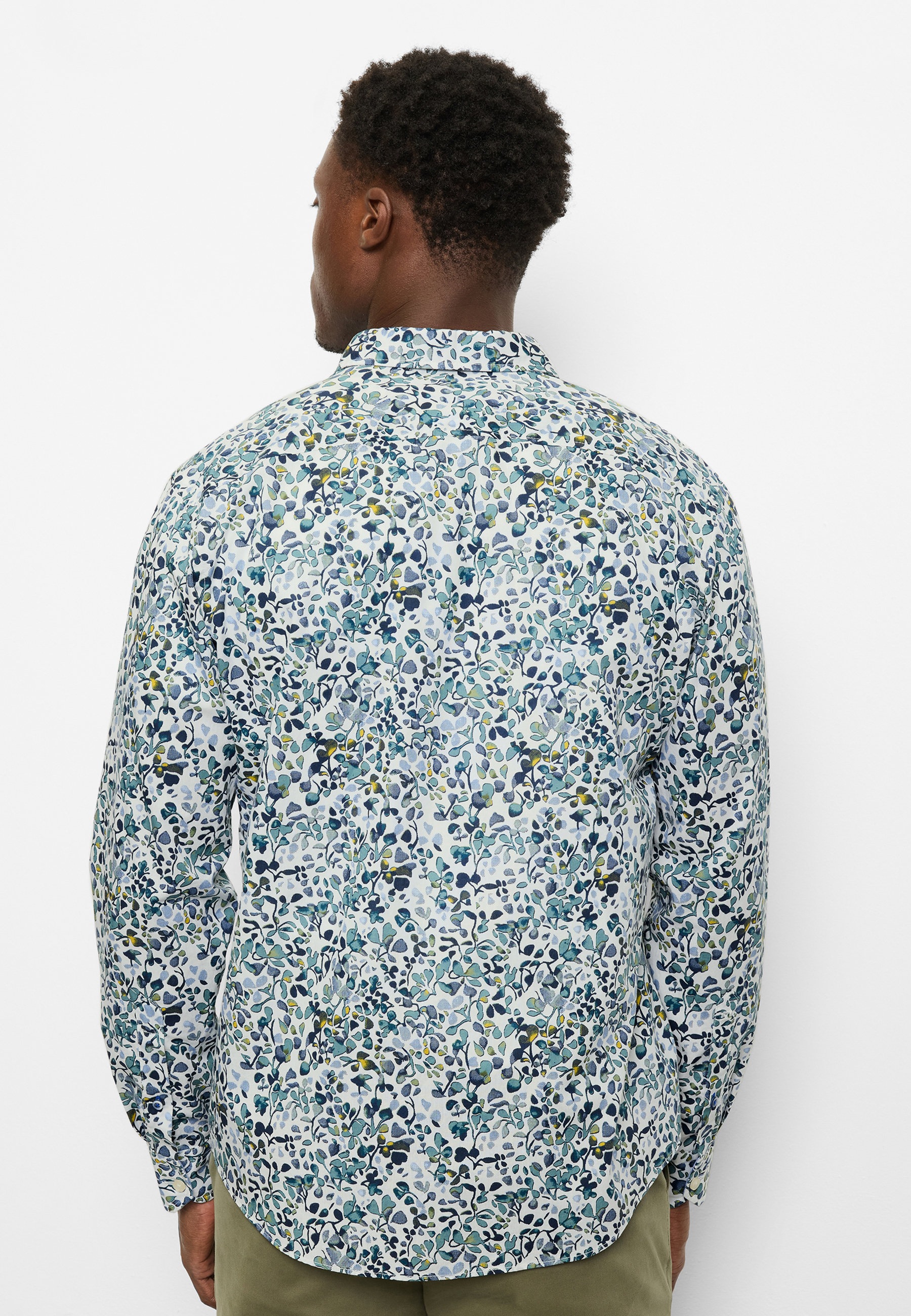 Chemise Manches Longues Homme OLYMP Rayé Blanc XXL 6