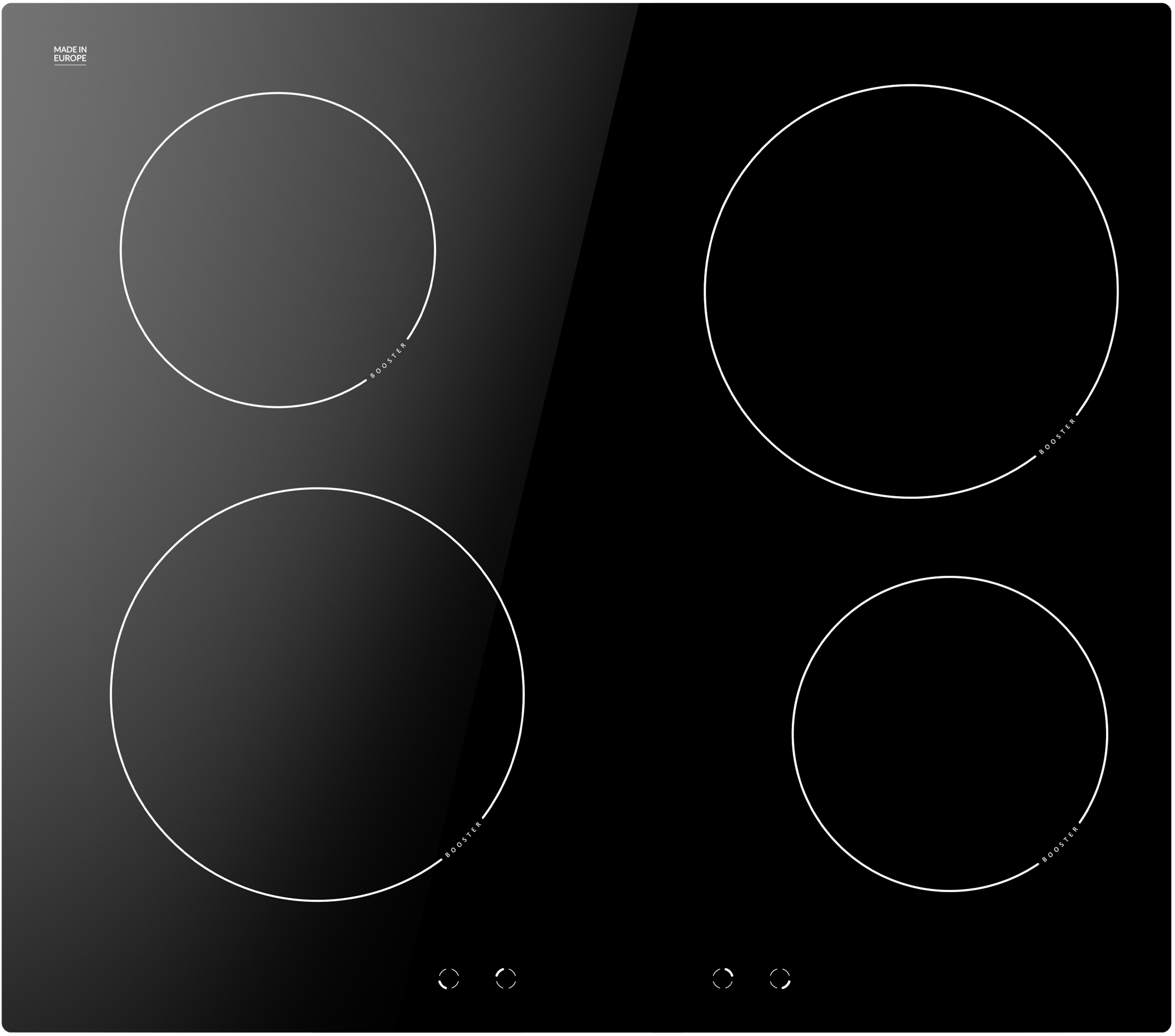 Amica Induktions Herd-Set »EHI 935 333 E« Steam Clean Backofen;Induktionskochfeld, 1 Stk. tlg. Alles im Griff: Timer, klare Sicht, schnell sauber