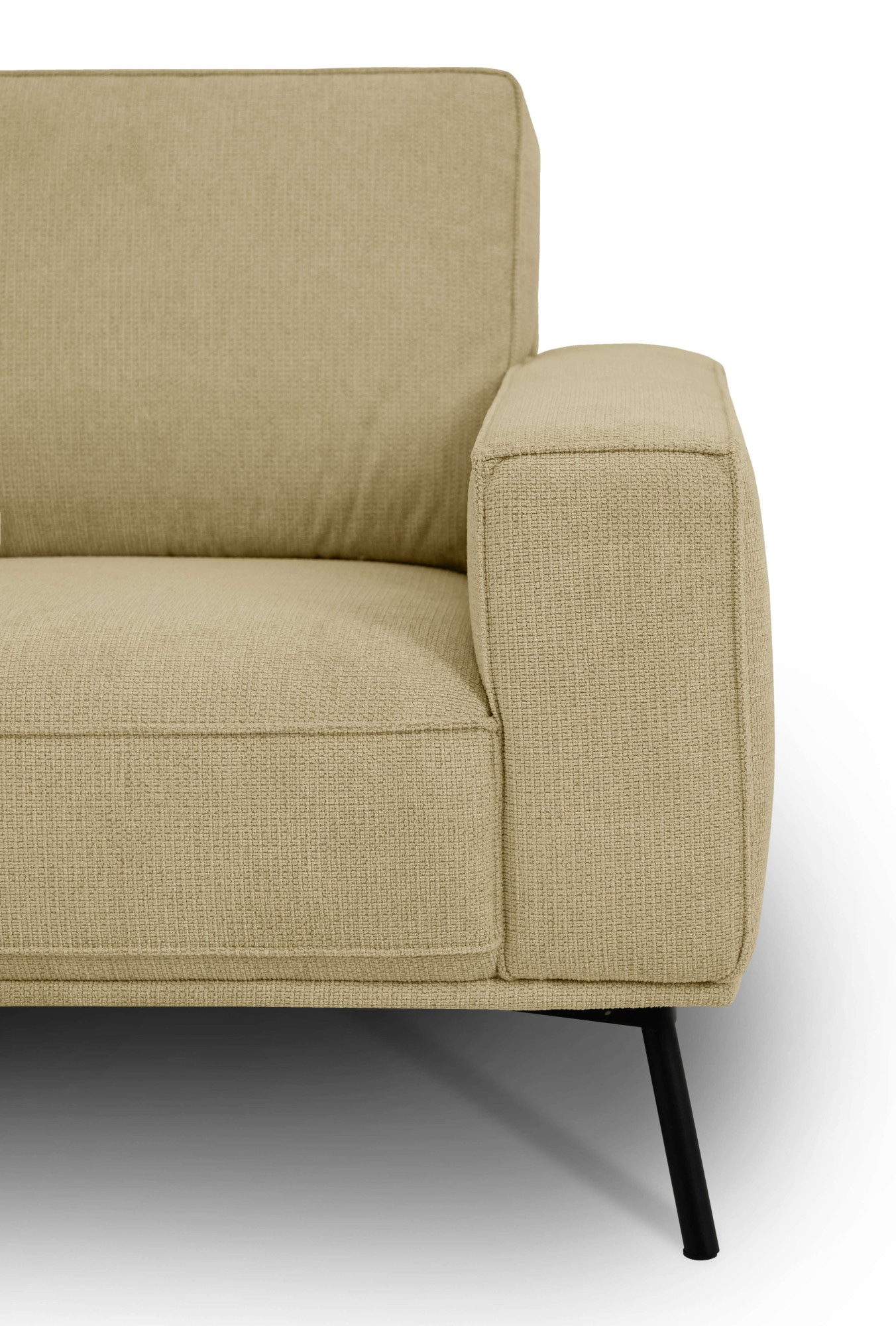 andas Ecksofa »Vosby«, Breite 260 cm, Chenille, mit dekorativer Kedernaht
