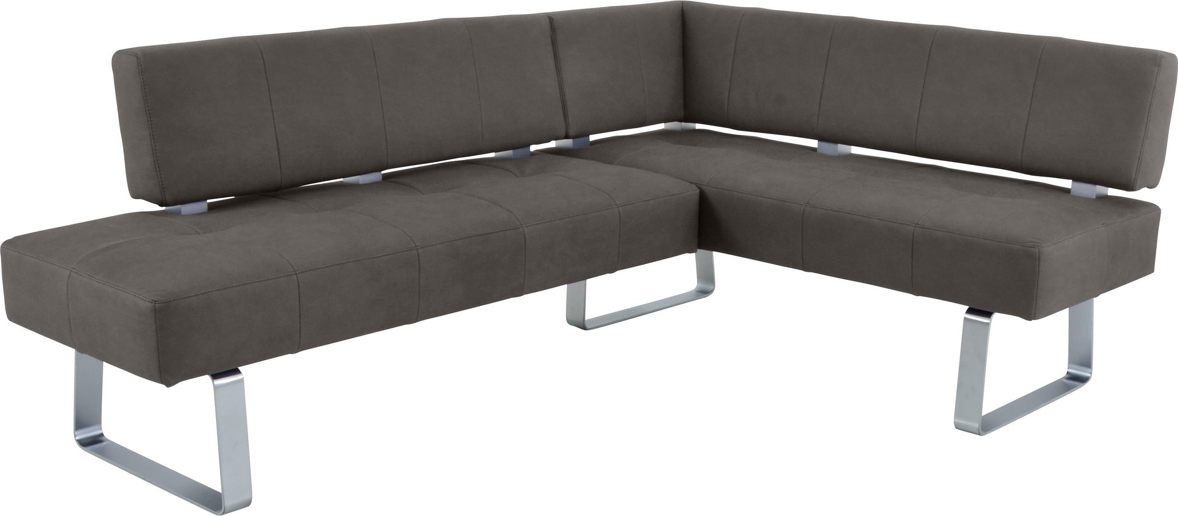 K+W Komfort & Wohnen Eckbankgruppe »Spider II« Set, 4 Stk. tlg. langer Schenkel 195cm, 2 Freischwinger, Auszugstisch in Breite 120 cm