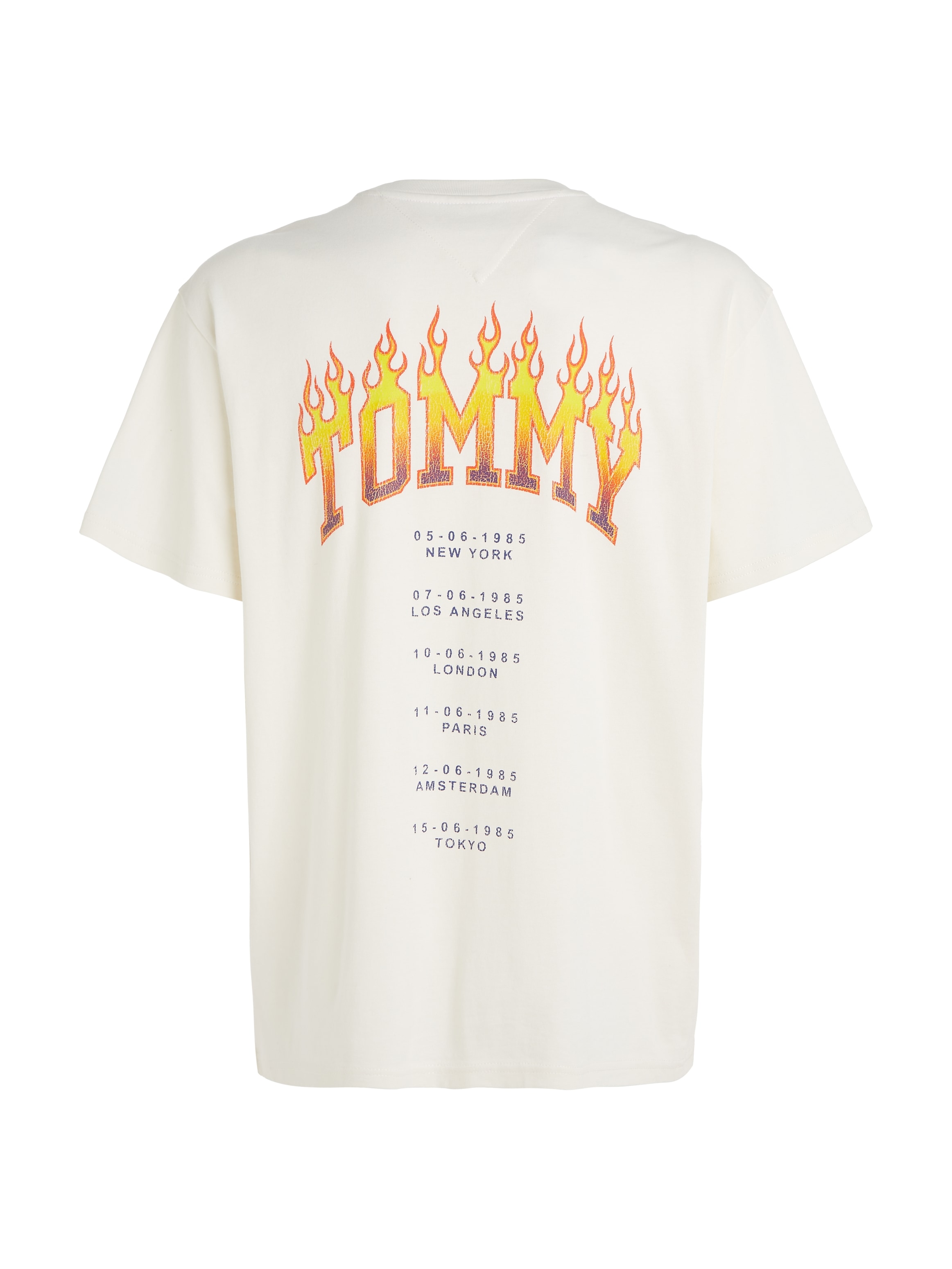 Tommy Jeans T-Shirt »TJM RLX VINTAGE FLAME TEE« ▷ kaufen | BAUR