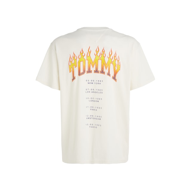 Tommy Jeans T-Shirt »TJM RLX VINTAGE FLAME TEE« ▷ kaufen | BAUR