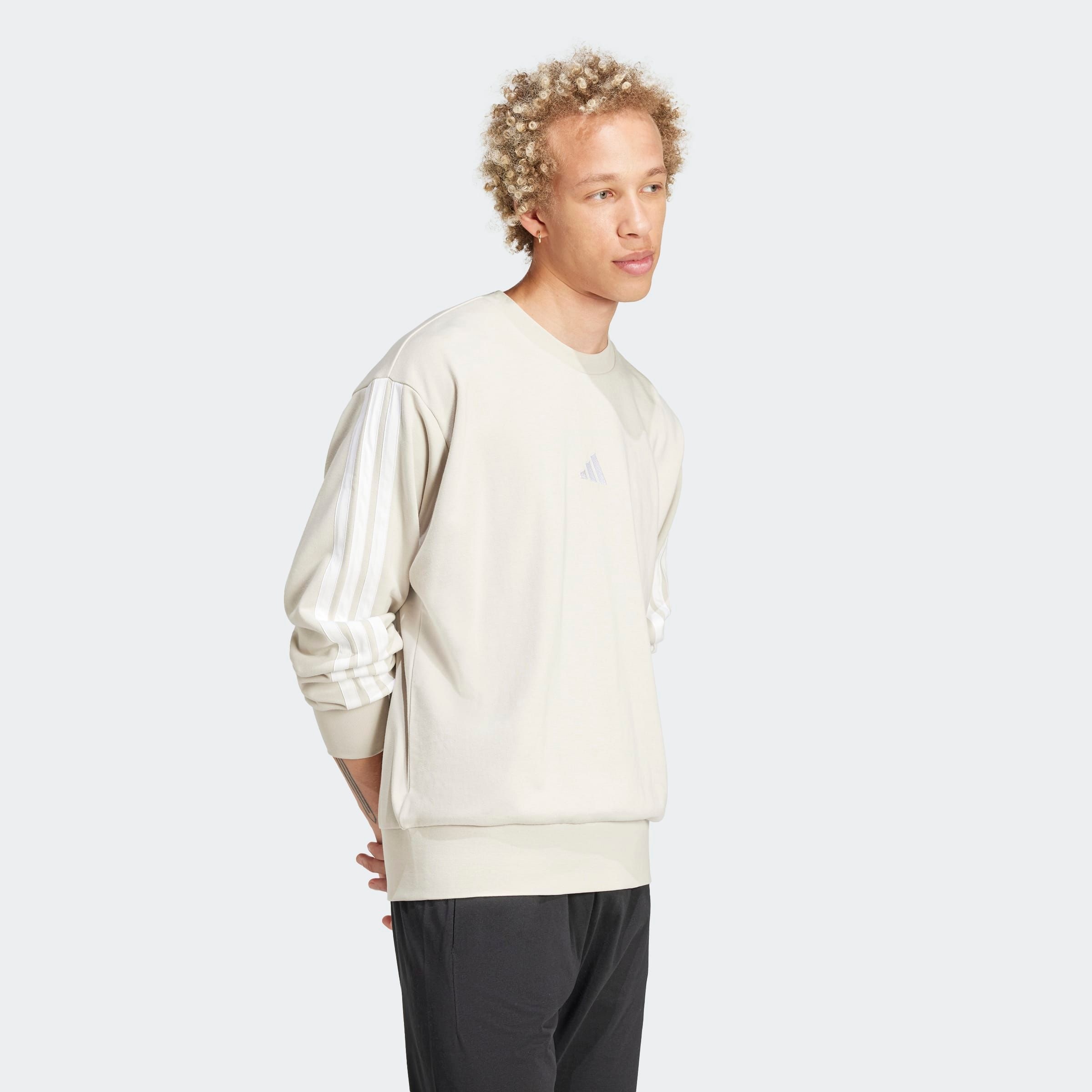 adidas Sportswear Sweatshirt "ESSENTIALS 3-STREIFEN FRENCH TERRY" günstig online kaufen