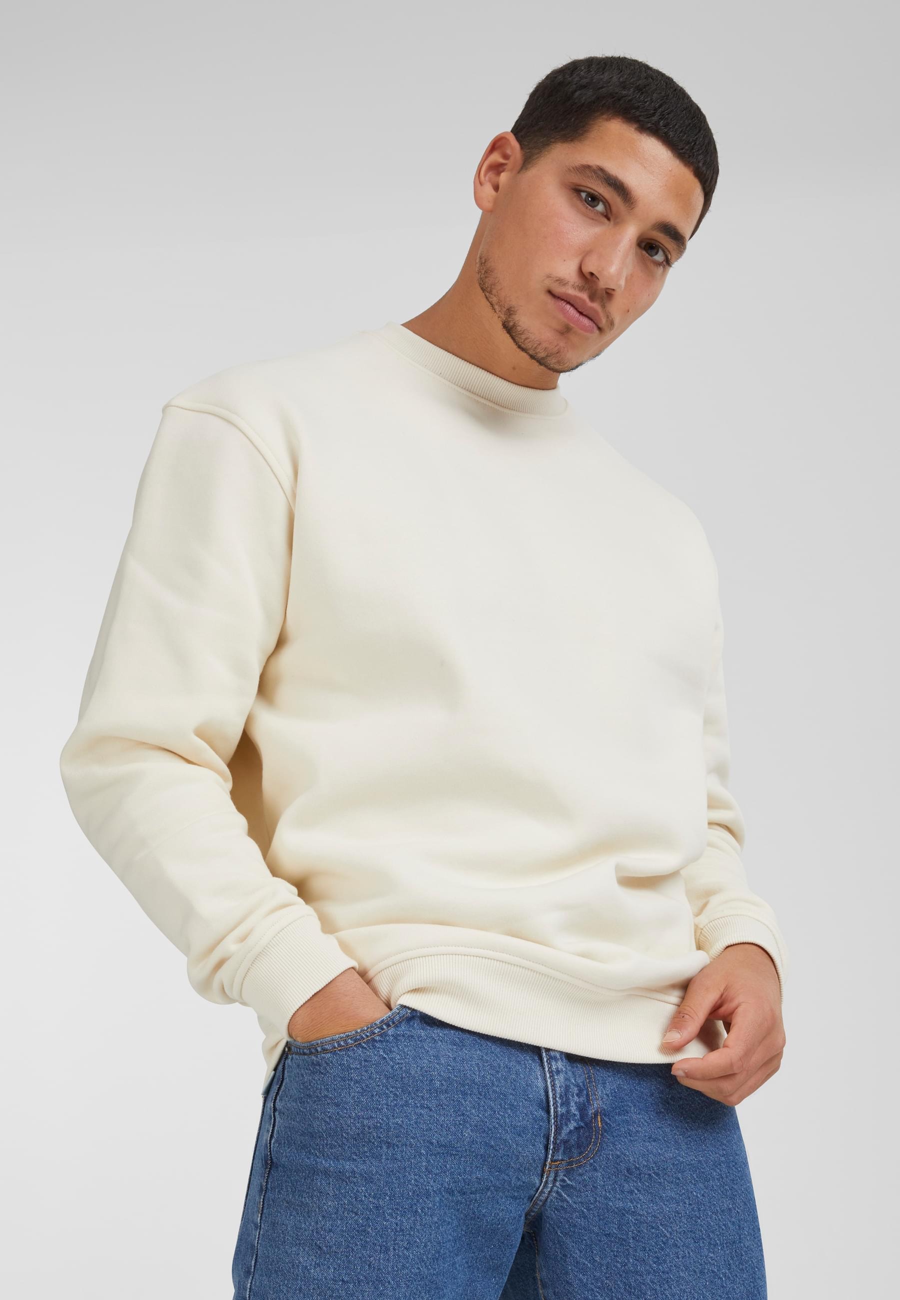 URBAN CLASSICS Rundhalspullover »Urban Classics Herren Crewneck Sweatshirt«, (1 tlg.)