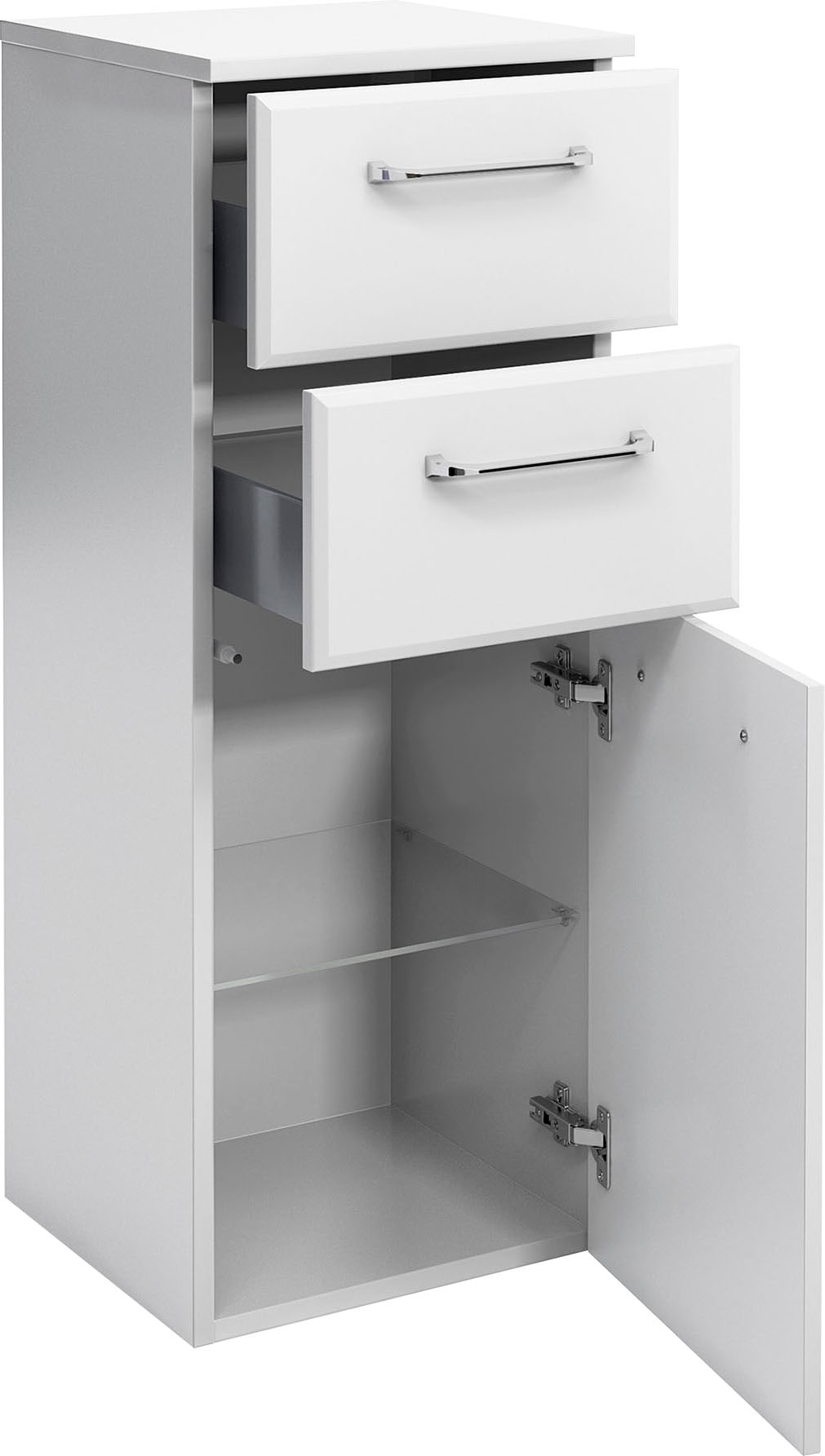 Saphir Unterschrank "Quickset Badschrank mit 1 Tür und 2 Schubladen, 35 cm günstig online kaufen