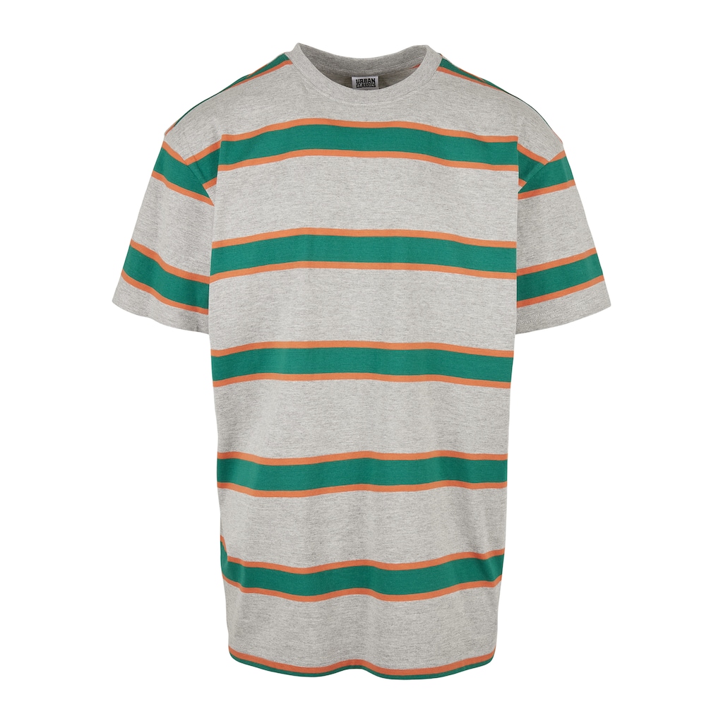 URBAN CLASSICS T-Shirt »Herren Light Stripe Oversize Tee« (1 tlg.)
