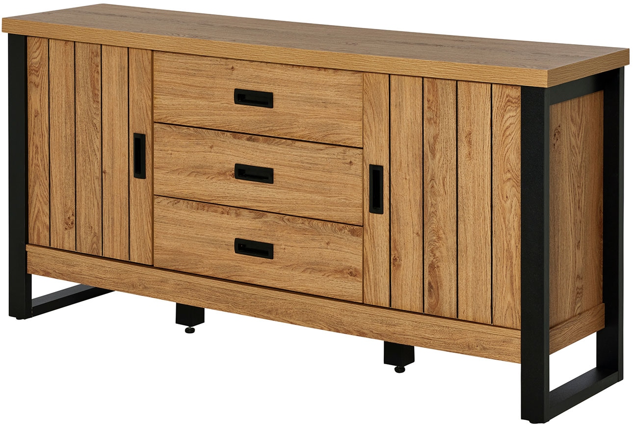 Jahnke Sideboard "RIVA SB 150", (1 St.), Sideboard, 2 Türen & 3 Schubladen, günstig online kaufen